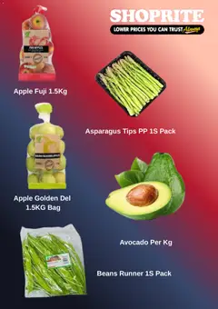 Offer preview "Shoprite Catalogue" | Page: 3 | Products: Bazsalikom, Apples, Avocado, Bag