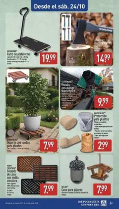 Vista previa Aldi folleto Península válido desde el 19/10/2026 | Página: 21 | Productos: Coco, Mango, Felpudo, Maceta