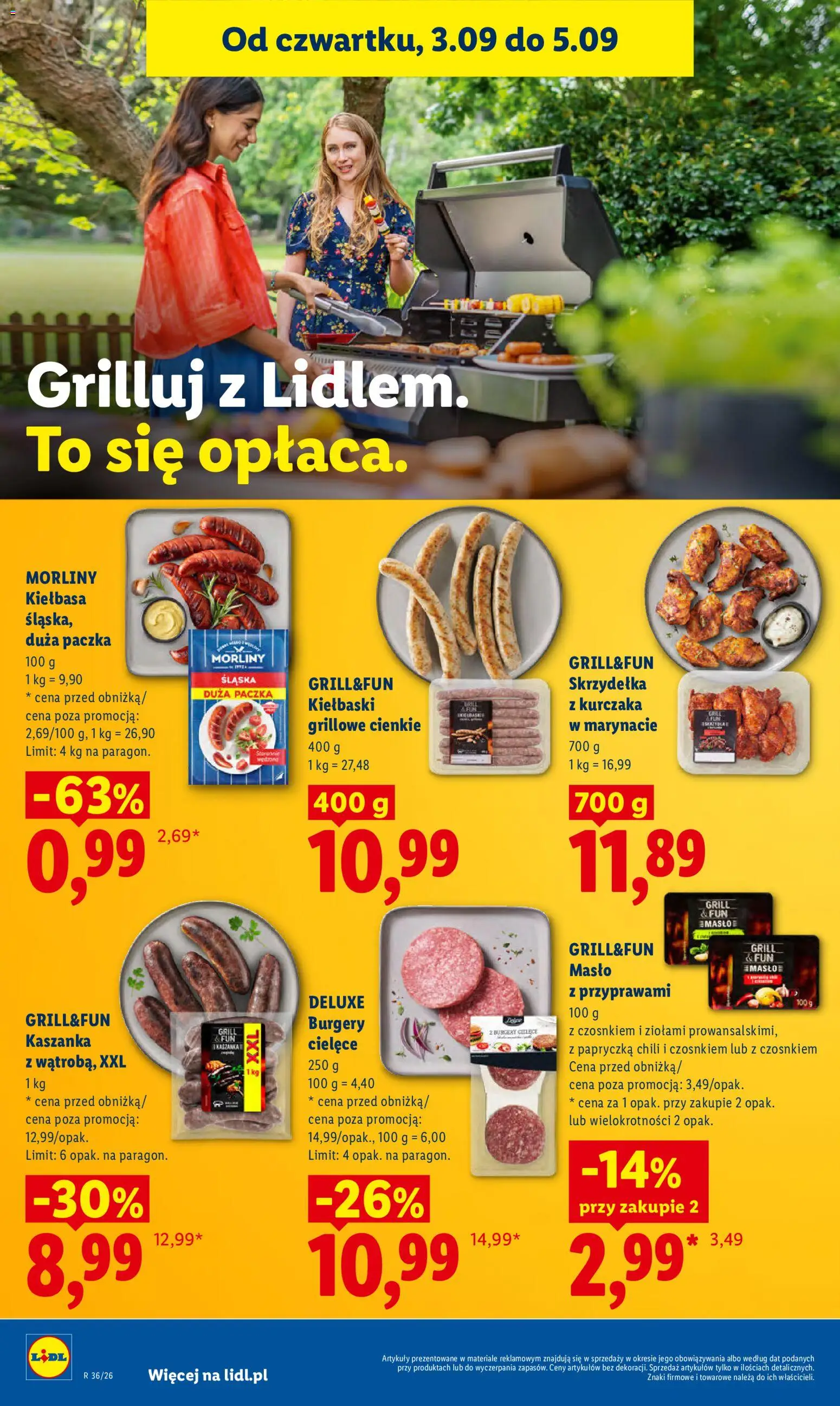 Lidl Polsko leták od 03.09.2026 | Strana: 52 | Produkty: Máslo, Deluxe