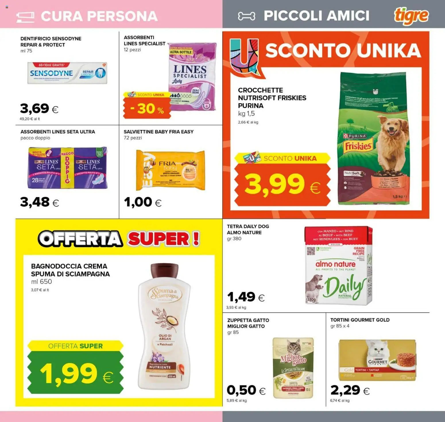 Volantino Tigre del 21/08/2026 | Pagina: 23 | Prodotti: Crema, Olio, The, Specialità