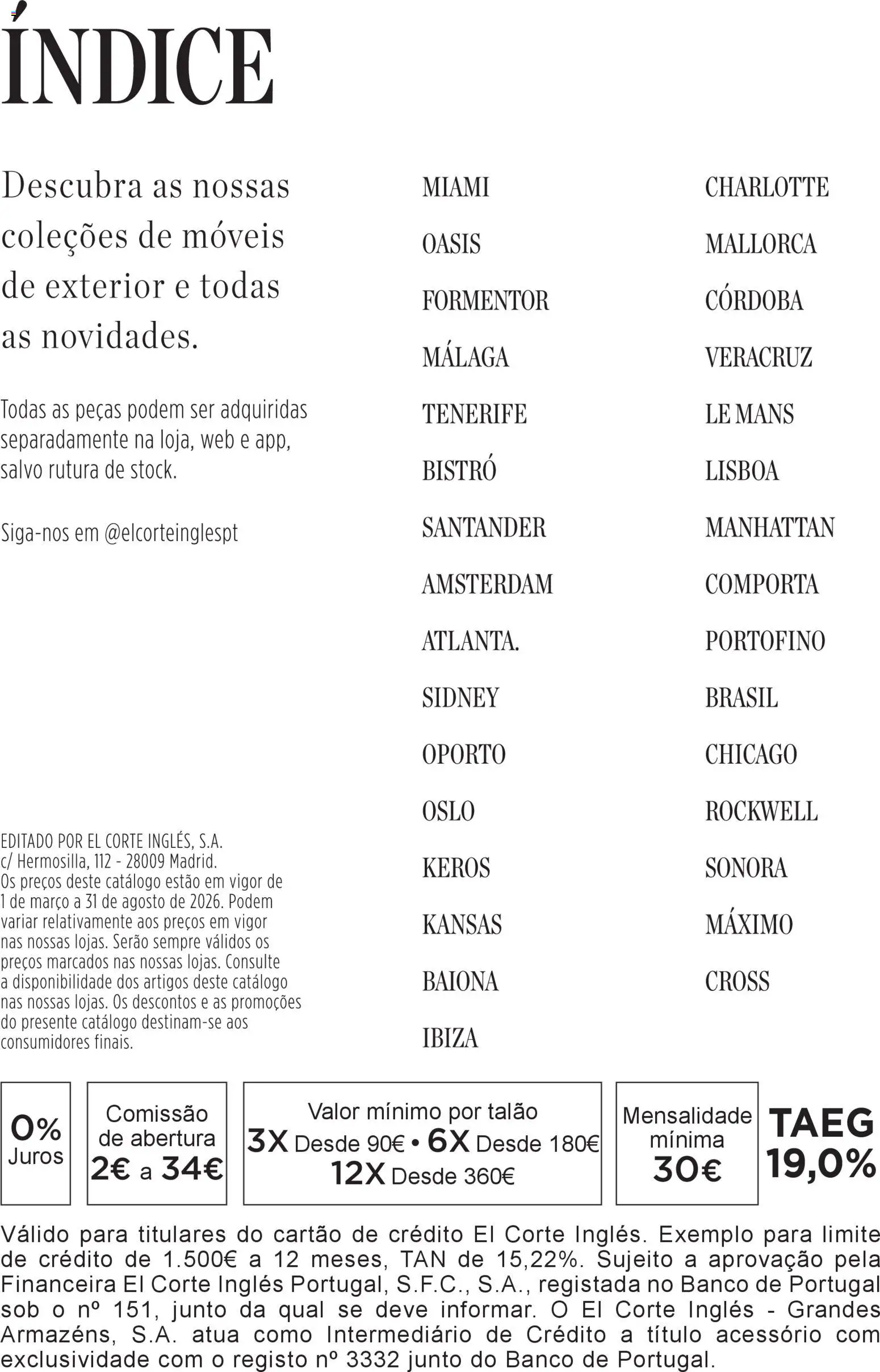 El Corte Ingles folheto │ válido de 23.04.2026 | Página: 2 | Produtos: Banco