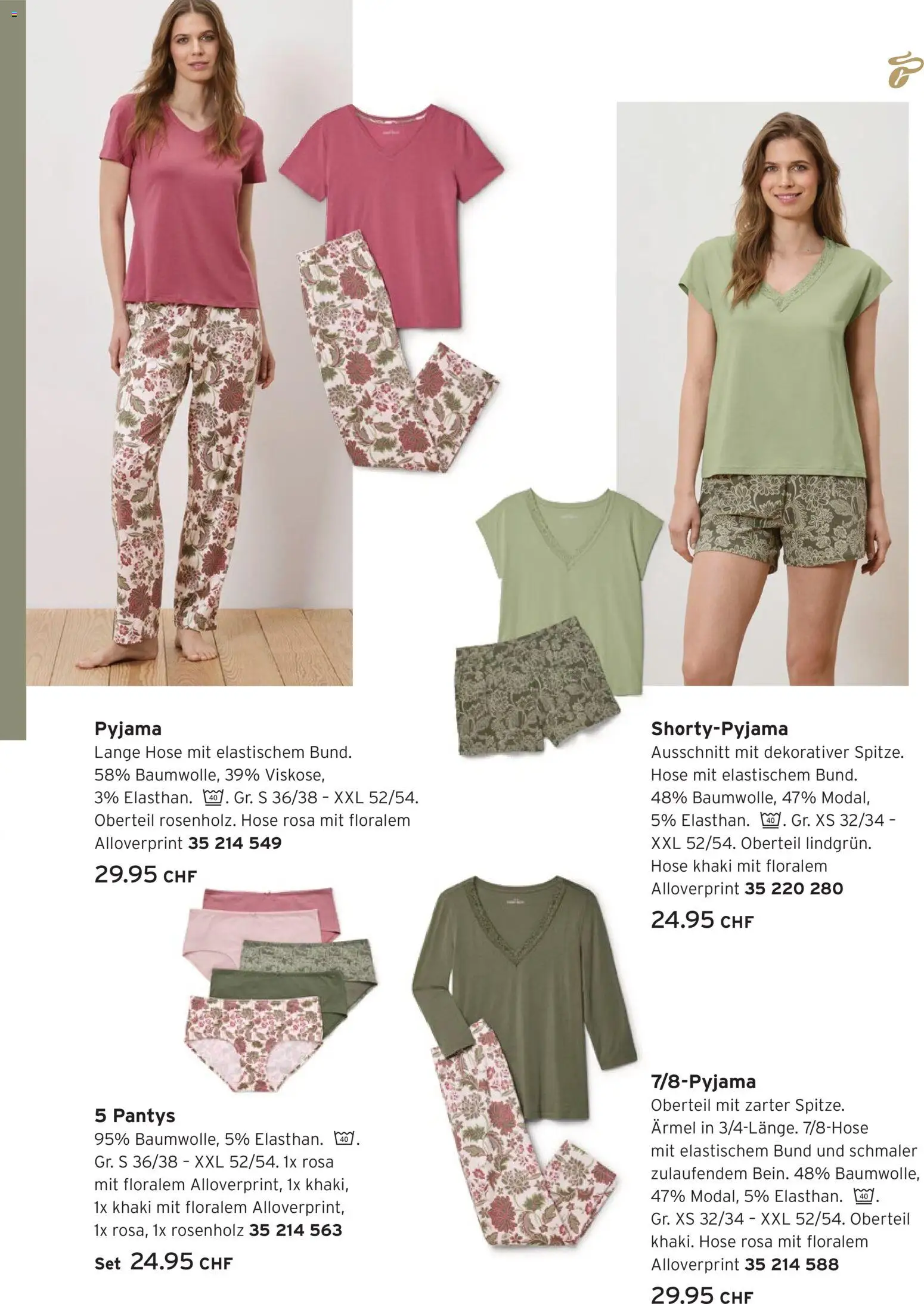 Tchibo aktionen Soft Mornings – gültig ab 25.08.2026 | Seite: 15 | Produkte: Hose, Pyjama