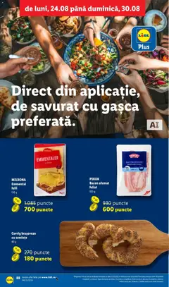 Ofertele Lidl valabile de la 24.08.2026 | Pagină: 88 | Produse: Pikok, Bacon, Semințe, Plus