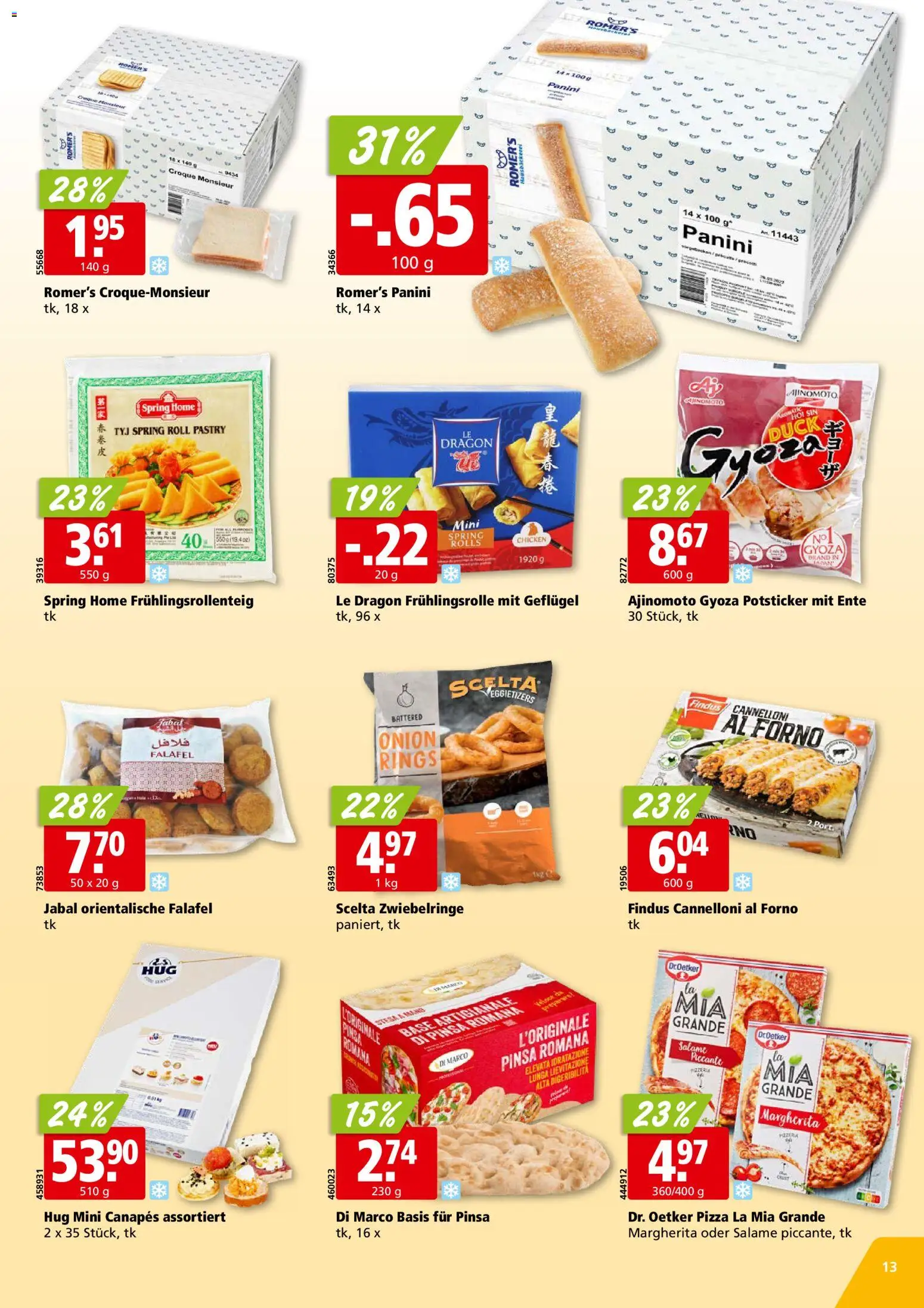 Aligro aktionen Chavannes, Matran, Genf, Sitten – gültig ab 07.09.2026 | Seite: 13 | Produkte: Pizza
