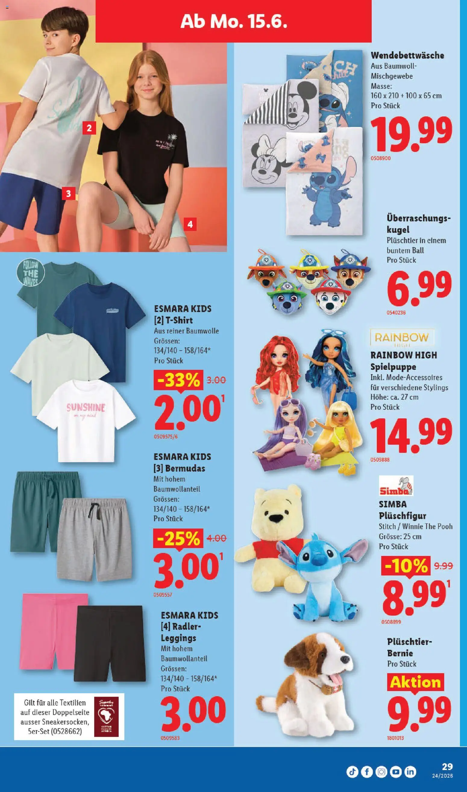 Lidl aktionen – gültig ab 11.06.2026 | Seite: 33 | Produkte: Leggings