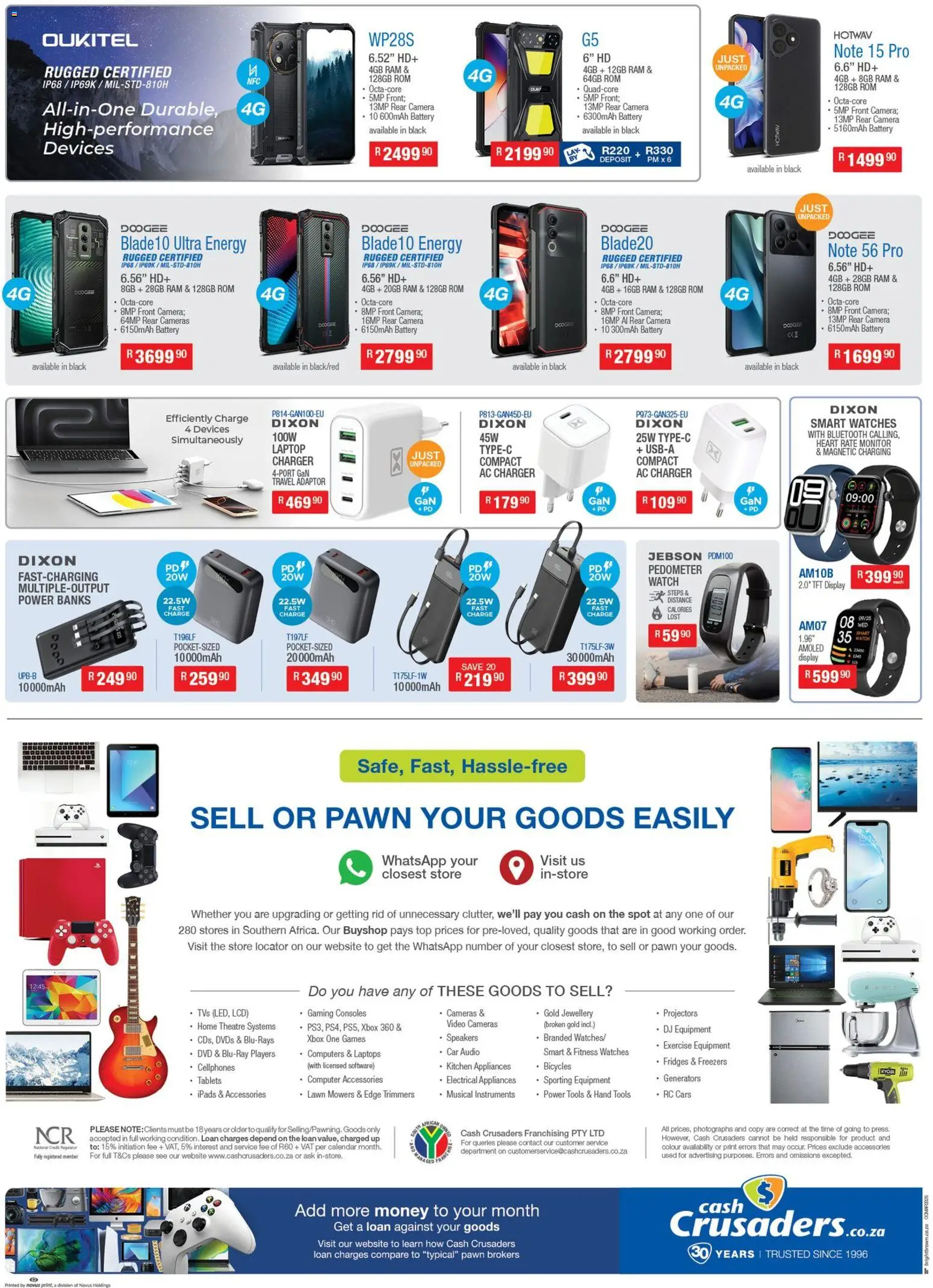 New Cash Crusaders catalogue – valid from 20.03.2026 | Page: 8 | Products: Xbox, Battery, Charger, Exercise equipment