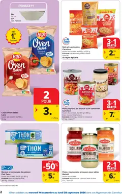 Carrefour folder semaine 38 - Voorbeeld van een folder van Carrefour, geldig van 16/09/2026 | Pagina: 2 | Producten: Honing, Fritos, Oven, Pesto