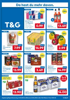T&G Flugblatt ab 21.05.2026 gültig