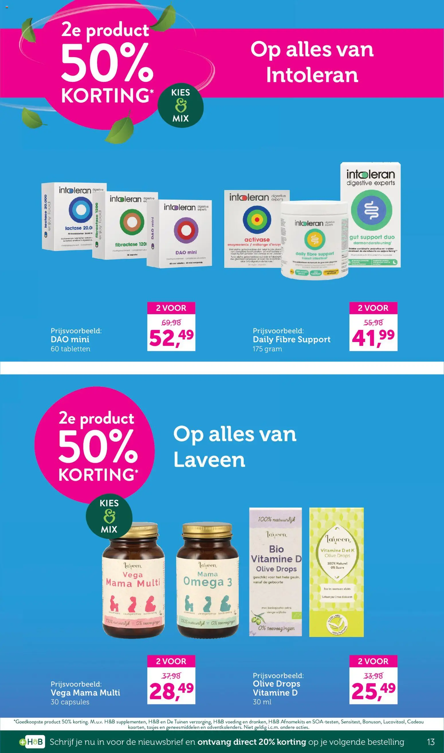 {H1} | Pagina: 13 | Producten: Omega, Omega 3, La, Kruiden