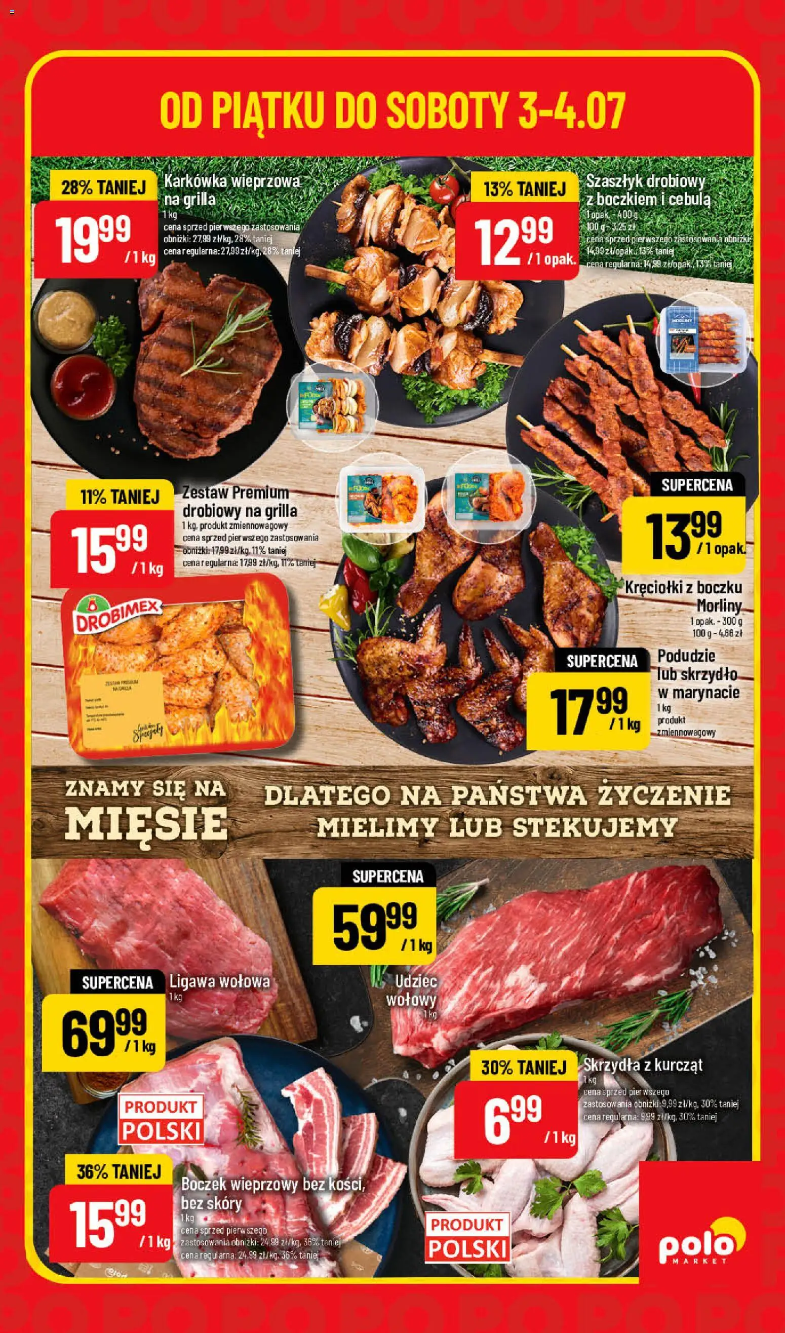 POLOmarket gazetka - Super Hity od 03.07.2026 | Strona: 3 | Produkty: Karkówka, Karkówka wieprzowa, Boczek wieprzowy, Boczek