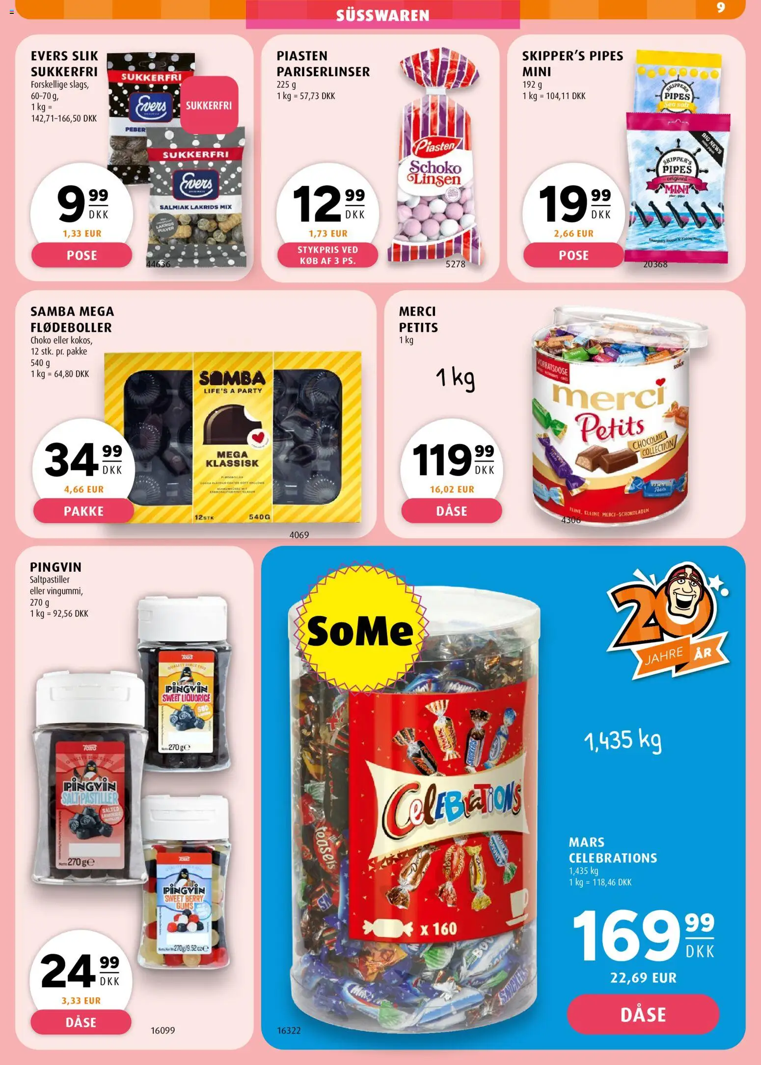 Scandinavian Park tilbudsavis – gyldig fra 13/08/2026 | Side: 9 | Produkter: Slik, Flødeboller, Salt, Lakrids