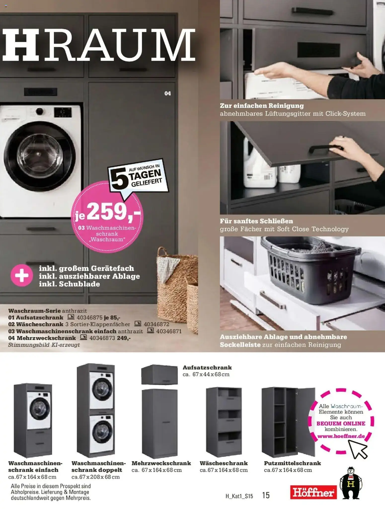 Höffner Prospekt Schönefeld – gültig ab 28.09.2026 | Seite: 15 | Produkte: Schrank