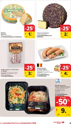 Carrefour market Folder week 25 - Voorbeeld van een folder van Carrefour market, geldig van 17.06.2026 | Pagina: 9 | Producten: Bloemen, La