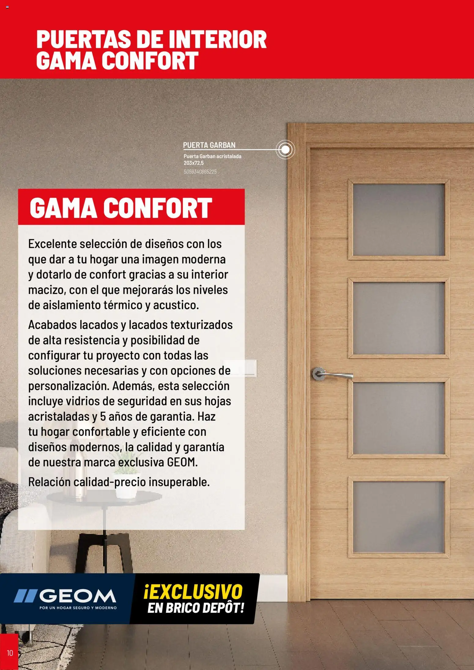 Brico Depôt Puertas y Ventanas │ válido desde el 07/10/2026 | Página: 10 | Productos: Puertas