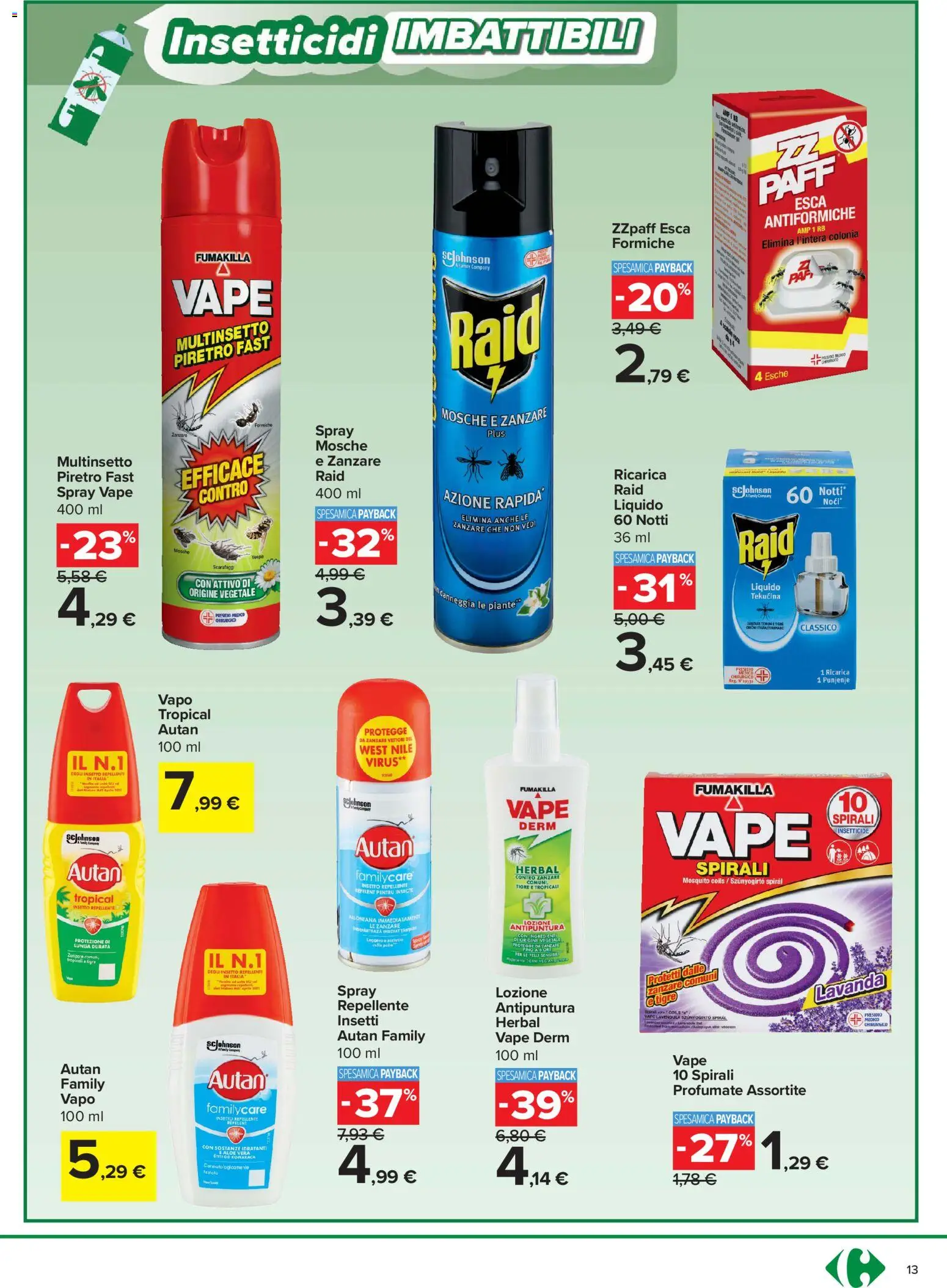 Volantino Carrefour del 16/07/2026 | Pagina: 13 | Prodotti: Noci, Lavanda, Aloe vera