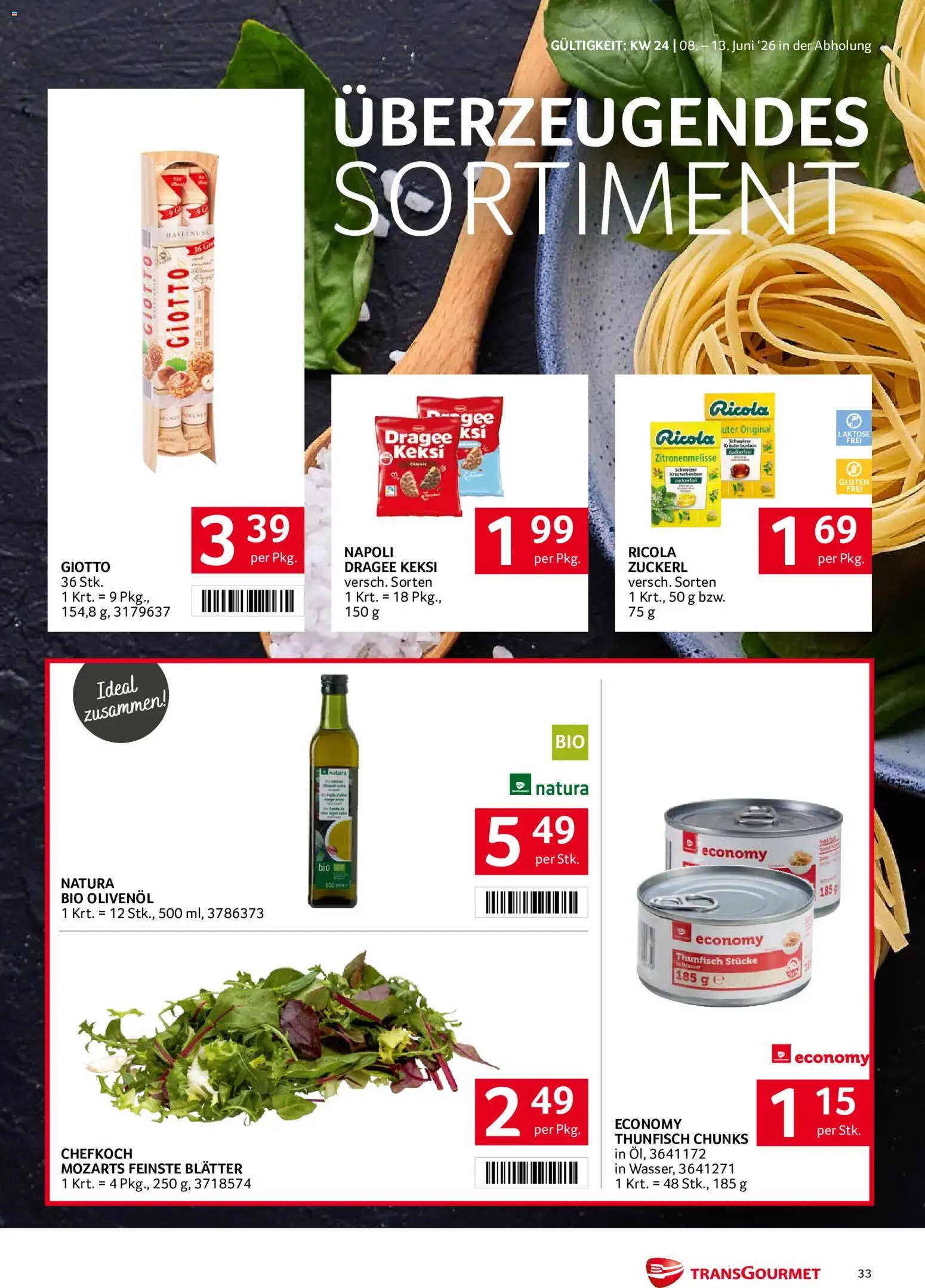 Transgourmet Flugblatt gültig ab 08.06.2026 | Seite: 33