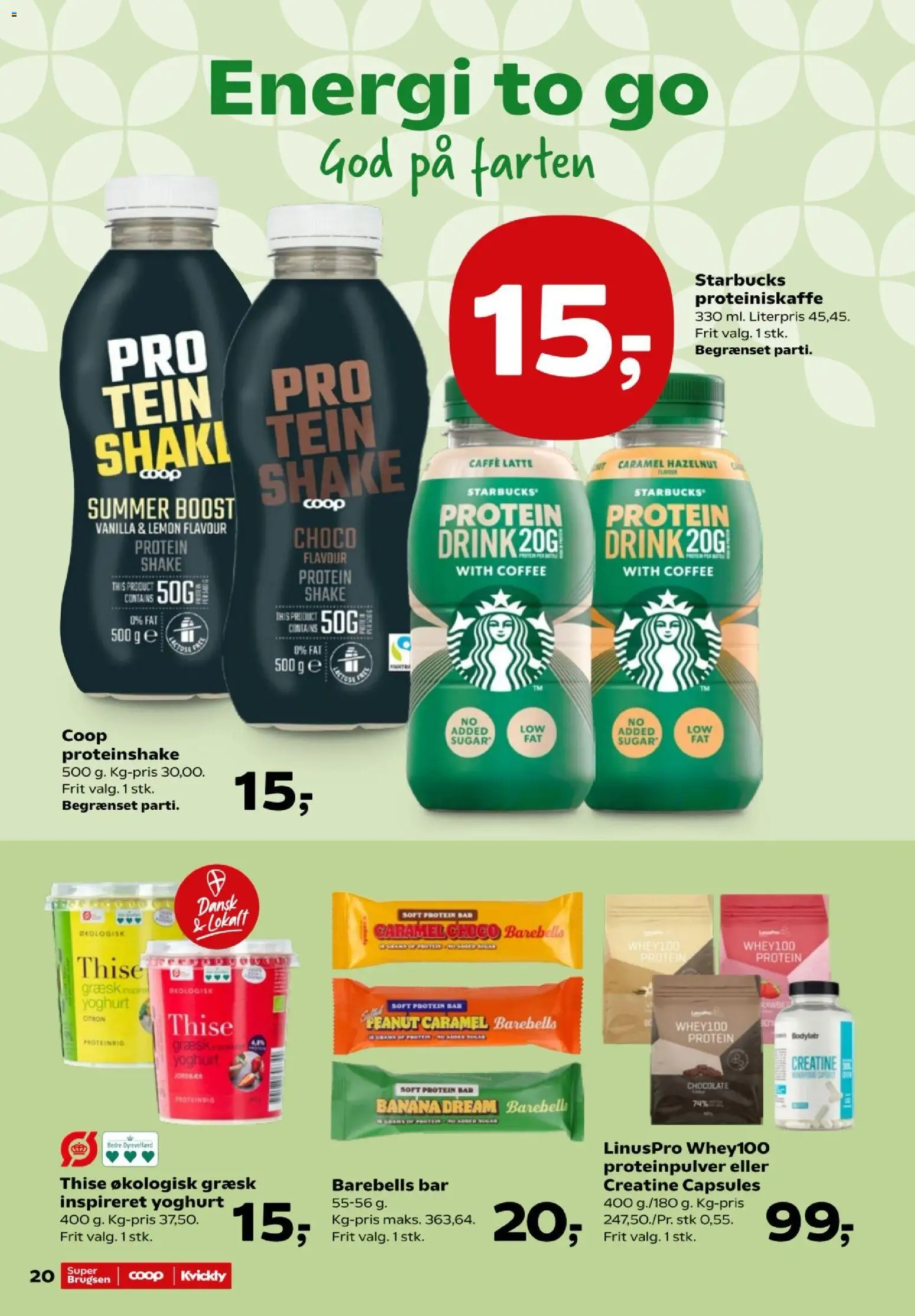 Kvickly tilbudsavis – gyldig fra 04.06.2026 | Side: 20 | Produkter: Yoghurt