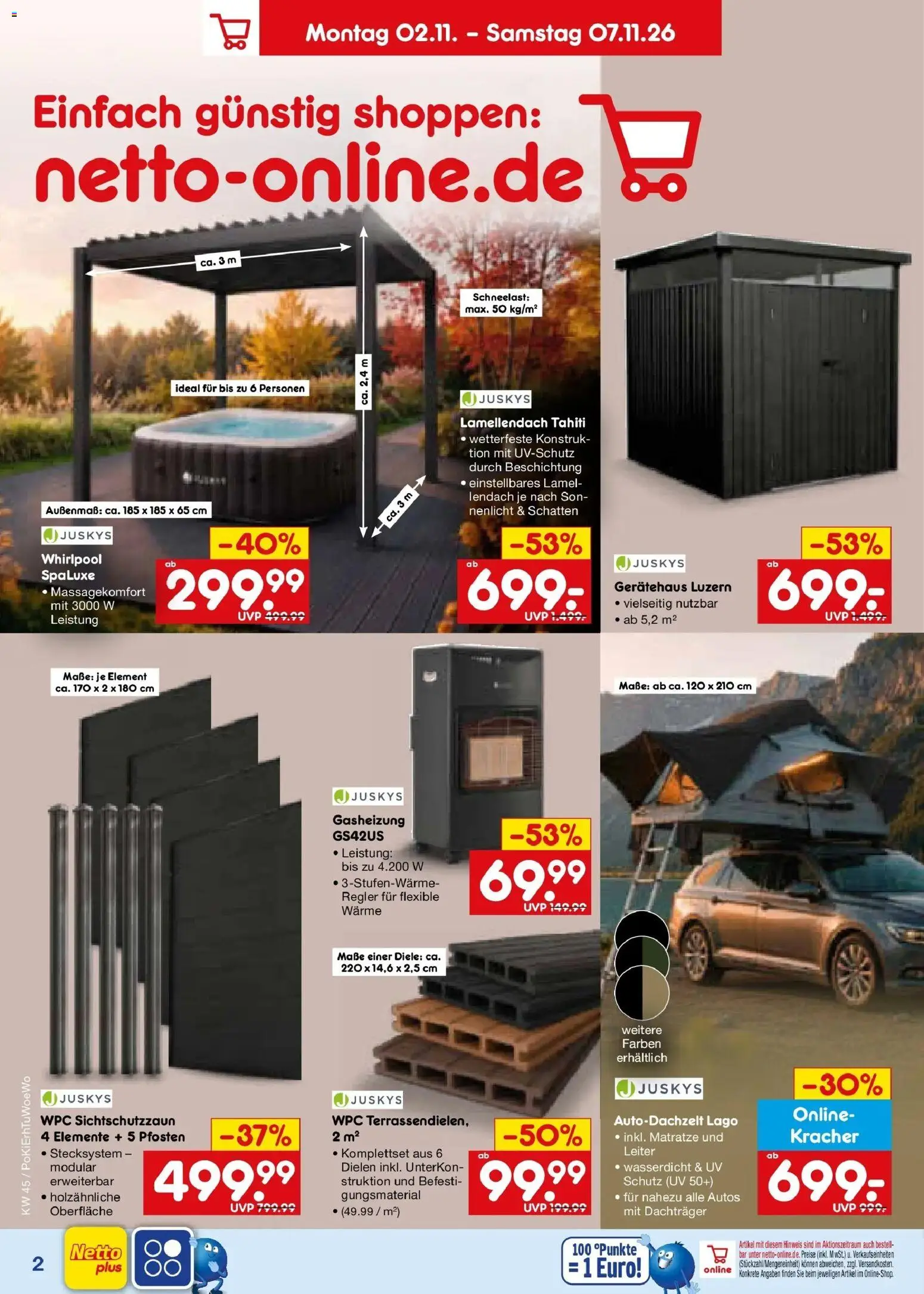 Netto Marken-Discount Prospekt Ludwigshafen-Edigheim – gültig ab 02.11.2026 | Seite: 44 | Produkte: Matratze