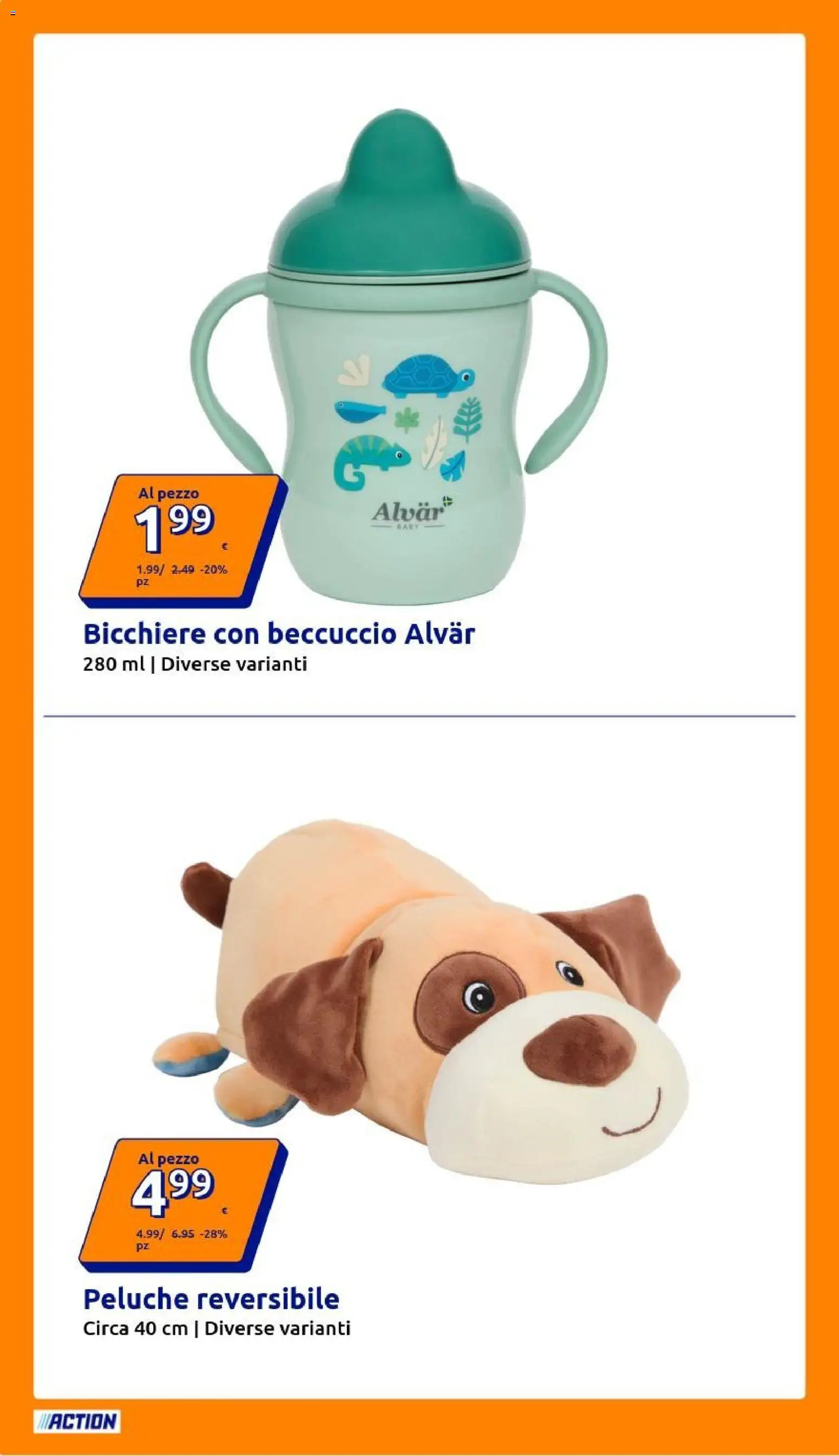 Volantino Action del 29/07/2026 | Pagina: 28 | Prodotti: Peluche