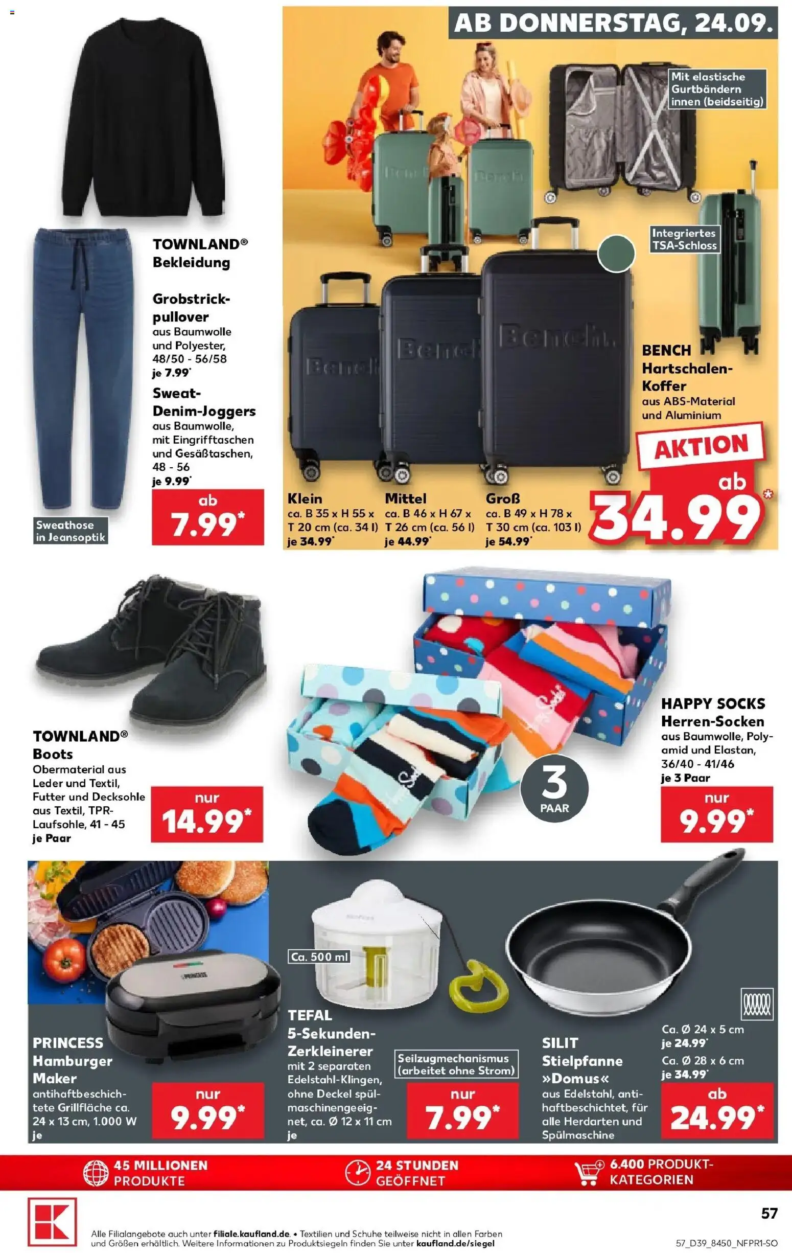 Prospekt Kaufland ab 21.09.2026 » Angebote Online zum Blättern | Seite: 69 | Produkte: Sweathose, Bekleidung, Pullover, Koffer