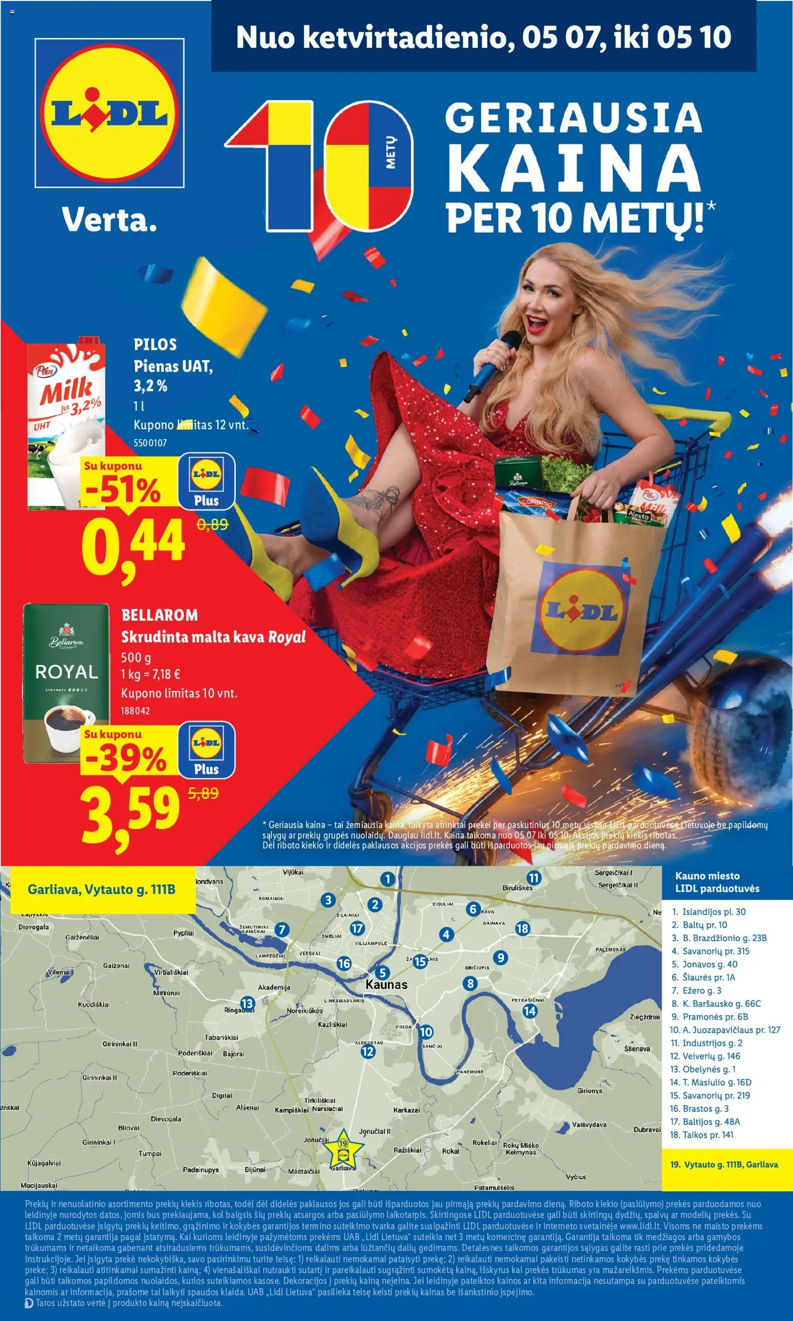 LIDL akcijos nuo 04.05.2026 | Puslapis: 4 | Prekių: Pienas, Kava