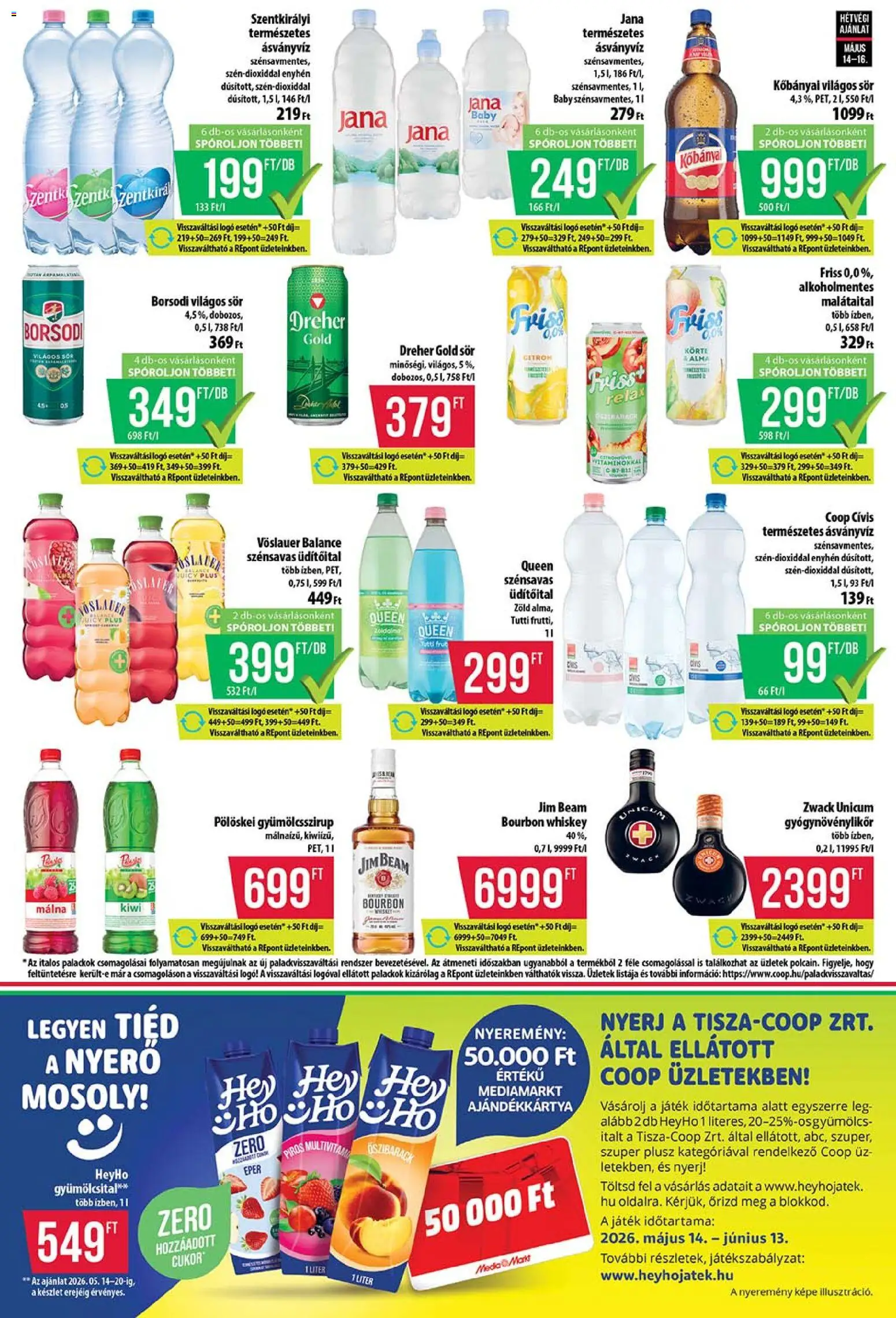 COOP akciós ujság - amely érvényes a következő dátumtól: 14.05.2026 | Oldal: 12