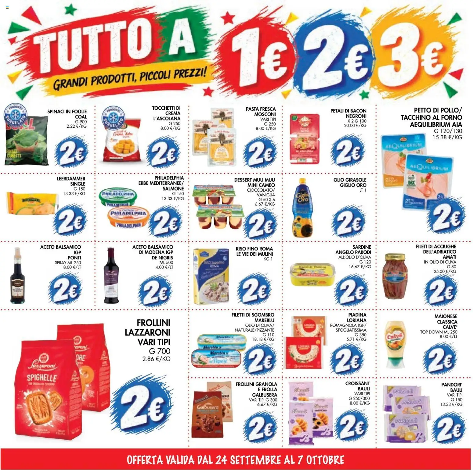 Volantino Coal del 24/09/2026 | Pagina: 5 | Prodotti: Crema, Piadina, Aceto, Forno