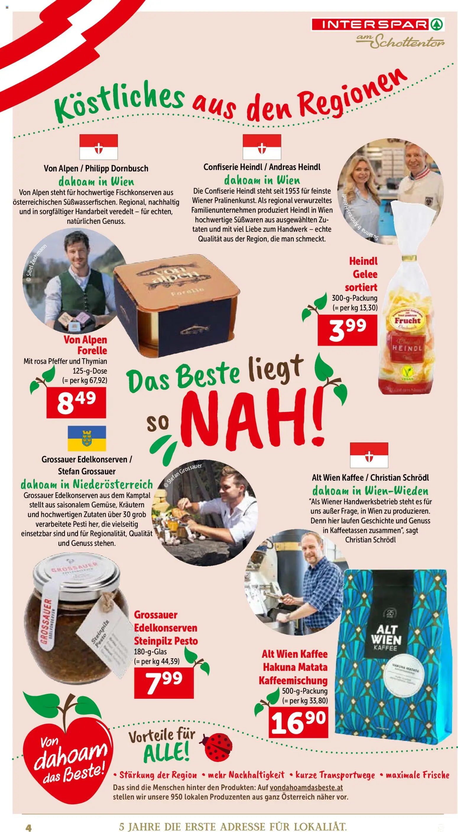 Interspar 5 Jahre am Schottentor gültig ab 21.05.2026 | Seite: 4 | Produkte: Pfeffer, Kaffee