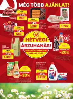 Spar akciós újság - amely érvényes a következő dátumtól: 2026.07.16. | Oldal: 20 | Termékek: Persil, Grill, Mosókapszula, Szemes kávé