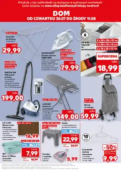 Náhled letáku Kaufland Polsko leták - Złap okazje od 30.07.2026 | Strana: 7 | Produkty: Leifheit, Switch On, Stolek, Karty