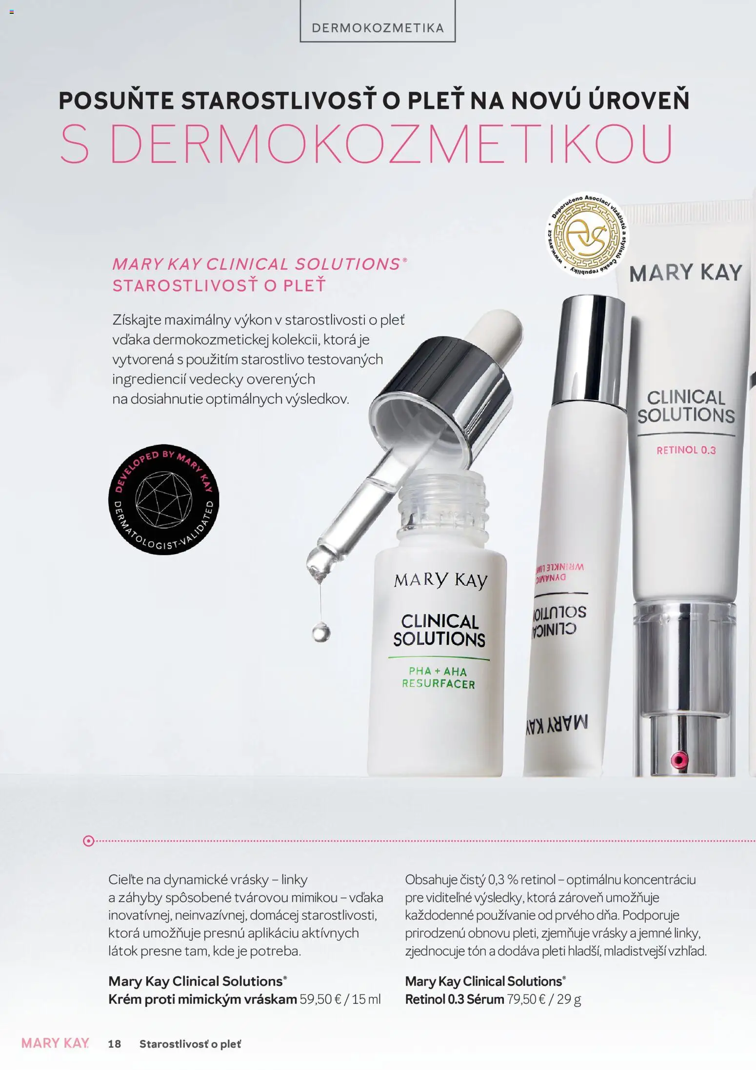 Nové Mary Kay akcie – leták je platný od 30.06.2026 | Strana: 18 | Produkty: Krém