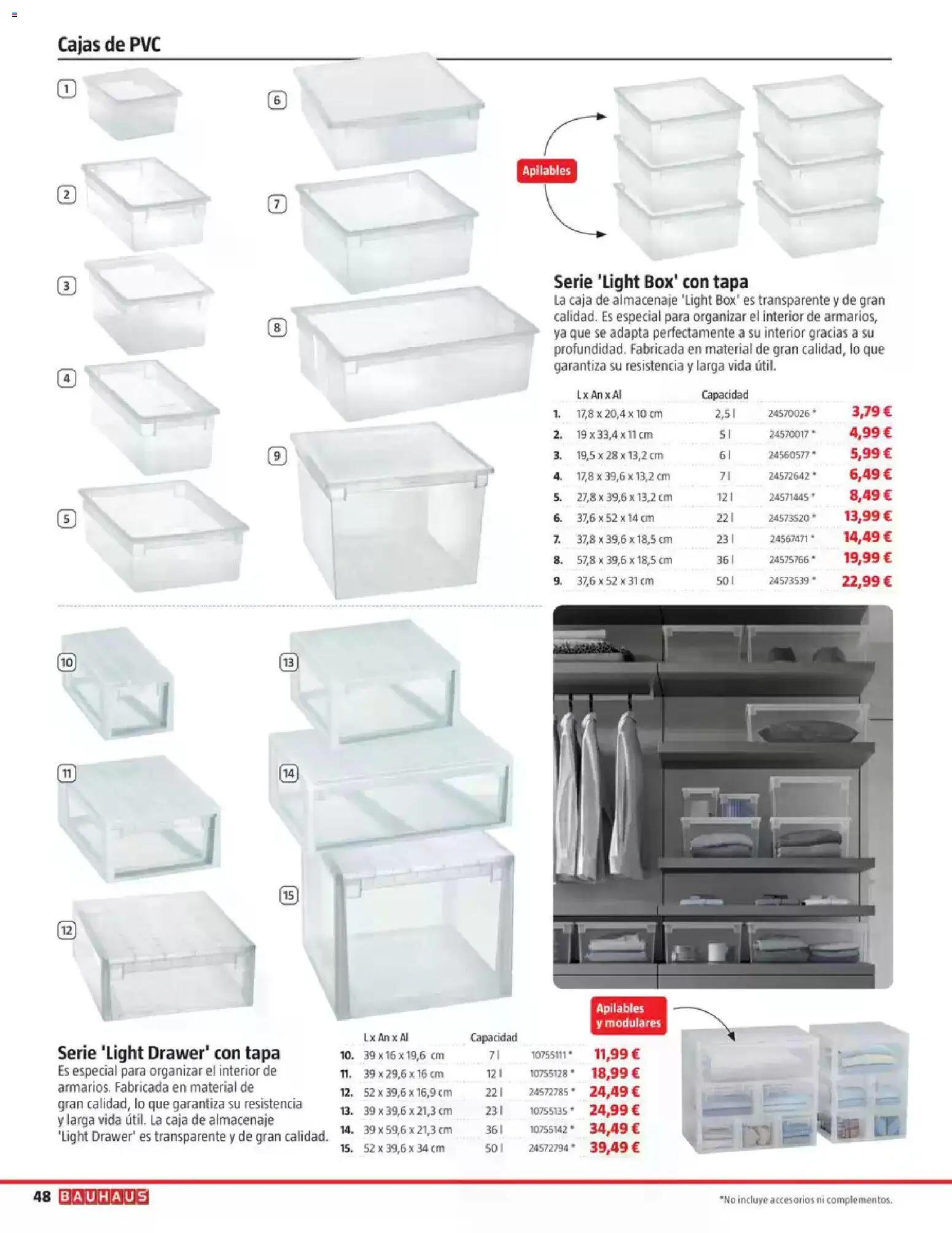 Bauhaus Ordenación │ válido desde el 18/08/2026 | Página: 48 | Productos: Almacenaje, Caja