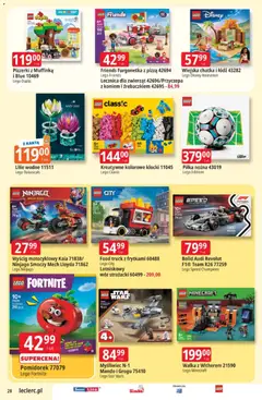 Pogląd oferty "E.Leclerc gazetka" - ważna od 28.07.2026 | Strona: 28 | Produkty: Karta, Lego, Pizza