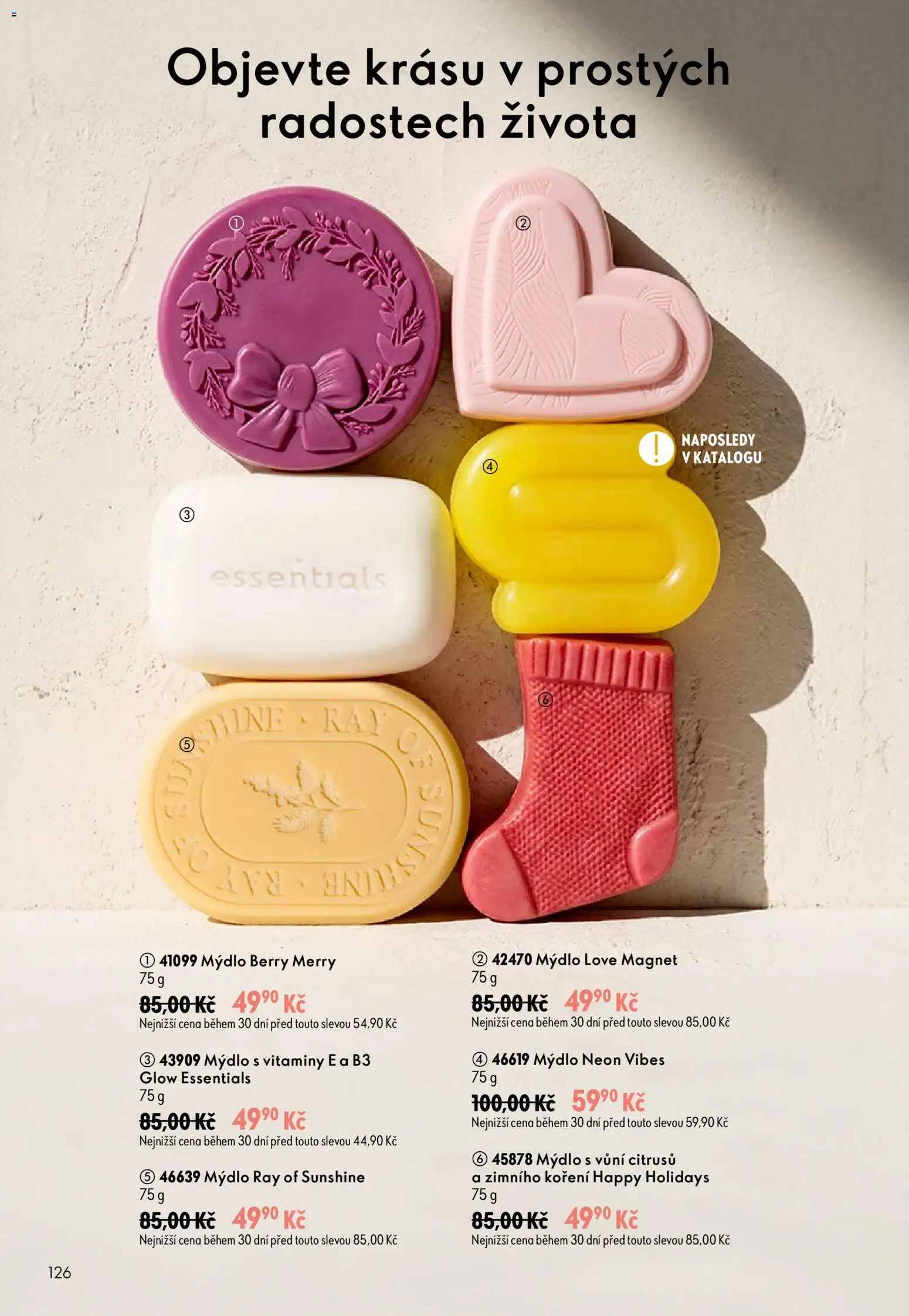 Oriflame katalog č. 13/2026 od 09.09.2026 | Strana: 126 | Produkty: Mýdlo, Vitamíny, Koření