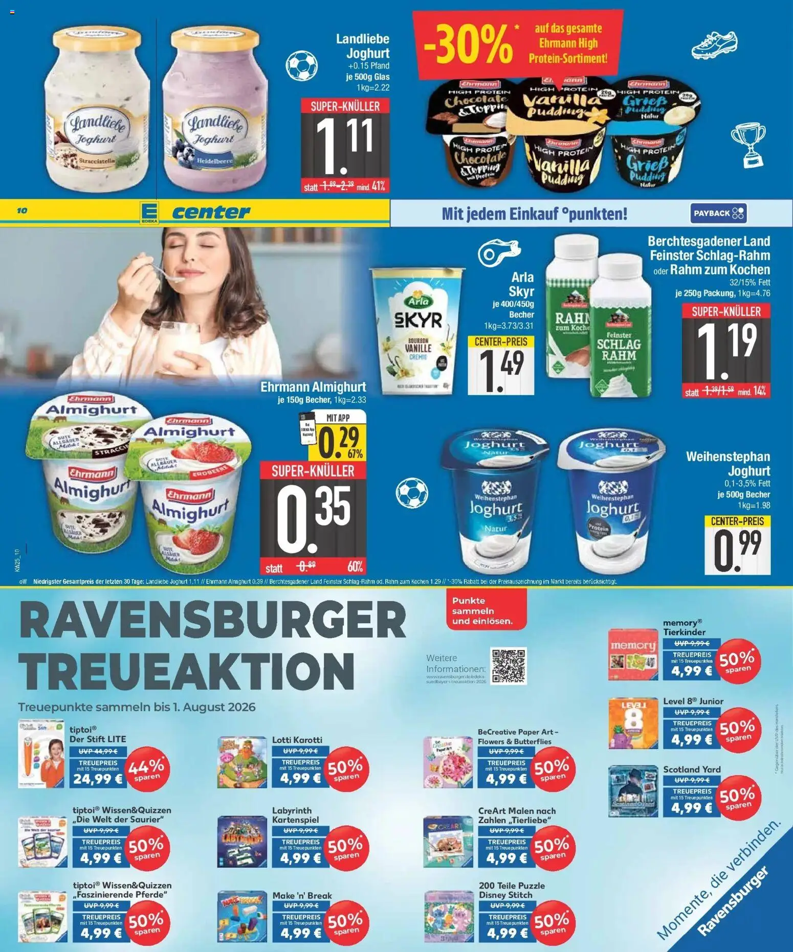 Edeka prospekt Niederwinkling – gültig ab 14.06.2026 | Seite: 10 | Produkte: Ehrmann almighurt, Pudding, Skyr, Bourbon
