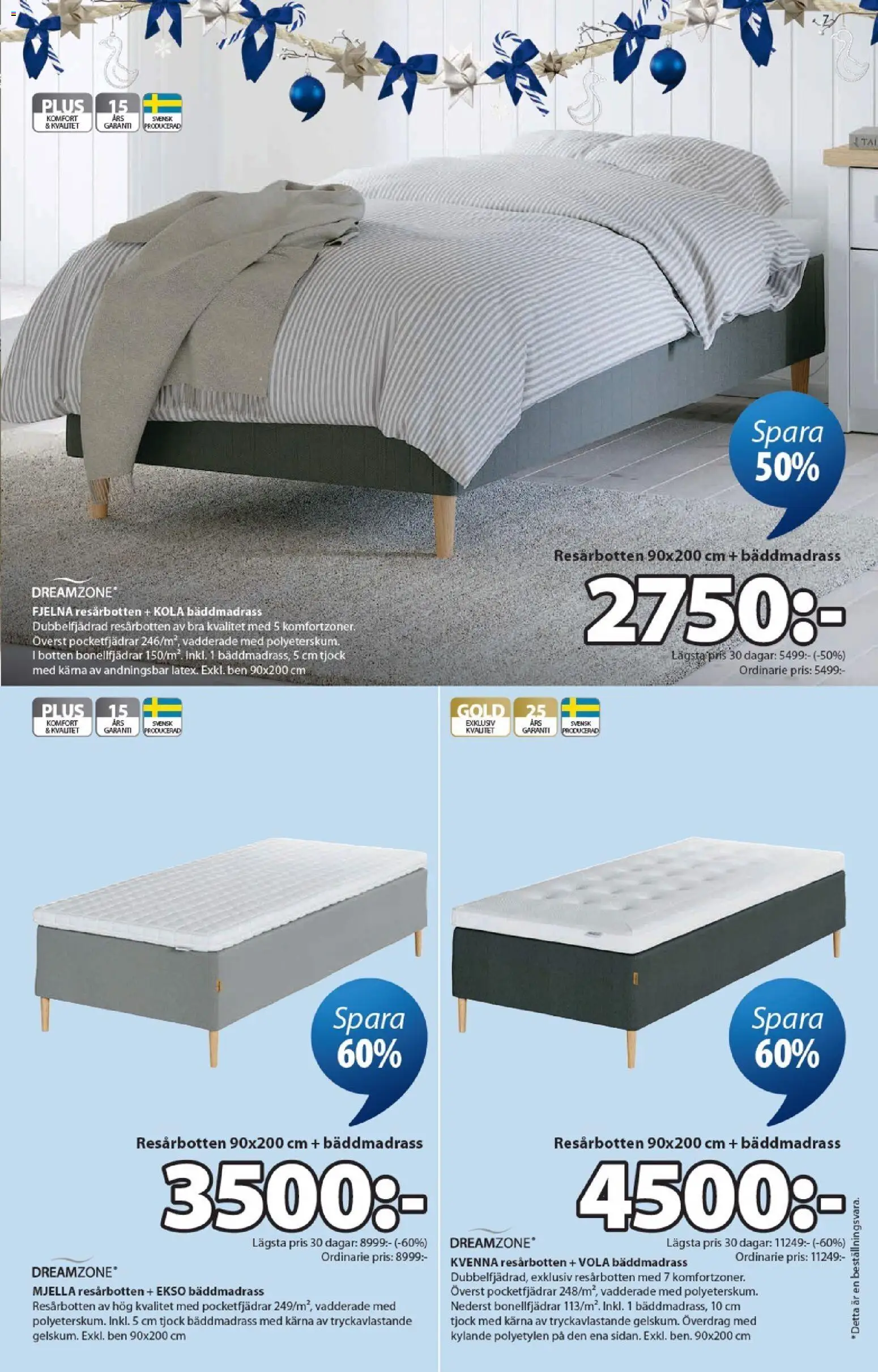 JYSK reklamblad aktuell från 19/10/2026 | Sida: 7 | Produkter: Ben, Bäddmadrass