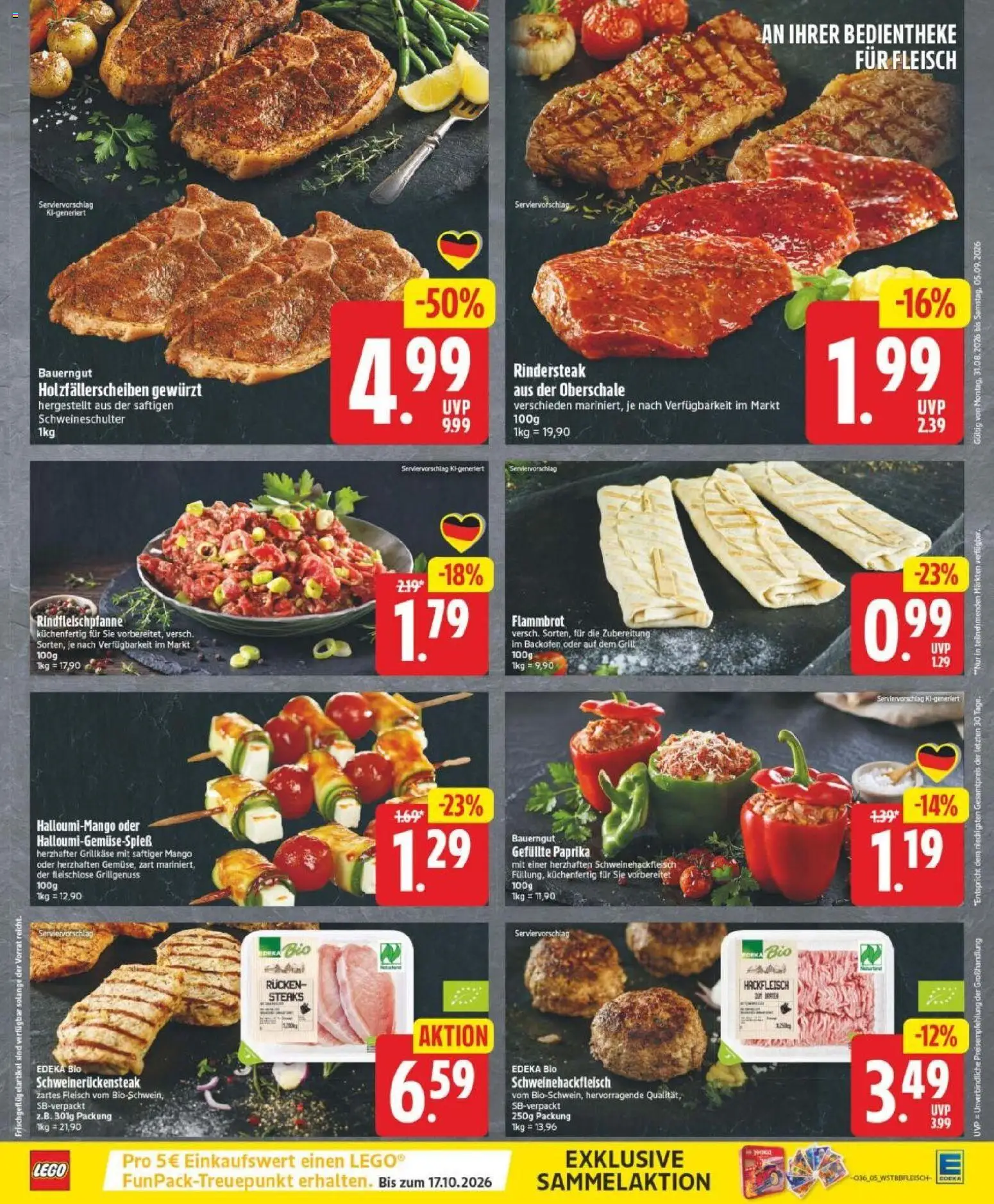 Edeka Prospekt Magdeburg – gültig ab 31.08.2026 | Seite: 7 | Produkte: Grill, Bauerngut, Fleisch, Hackfleisch