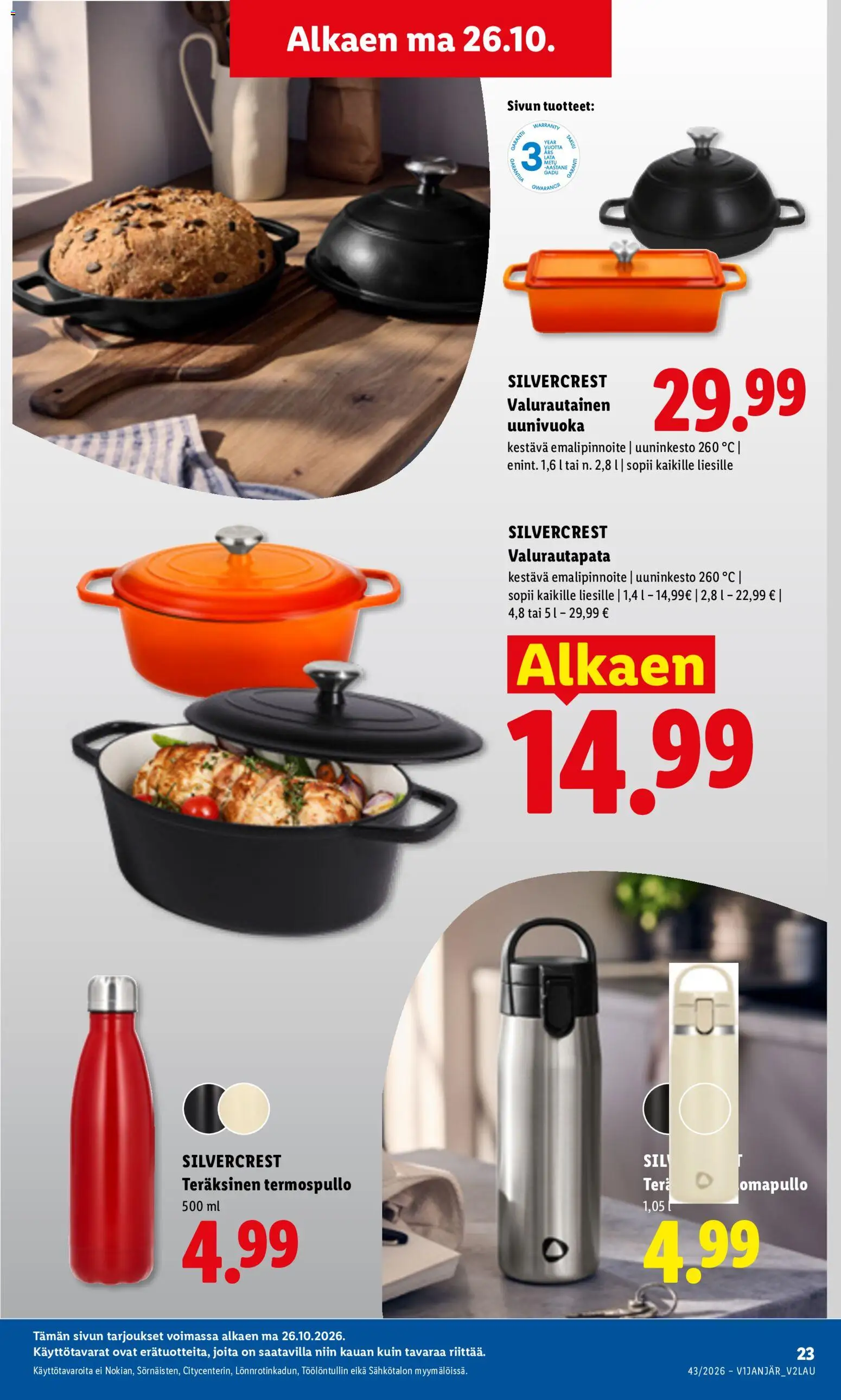 Lidl tarjoukset Helsinki – voimassa 26/10/2026 alkaen | Sivu: 15