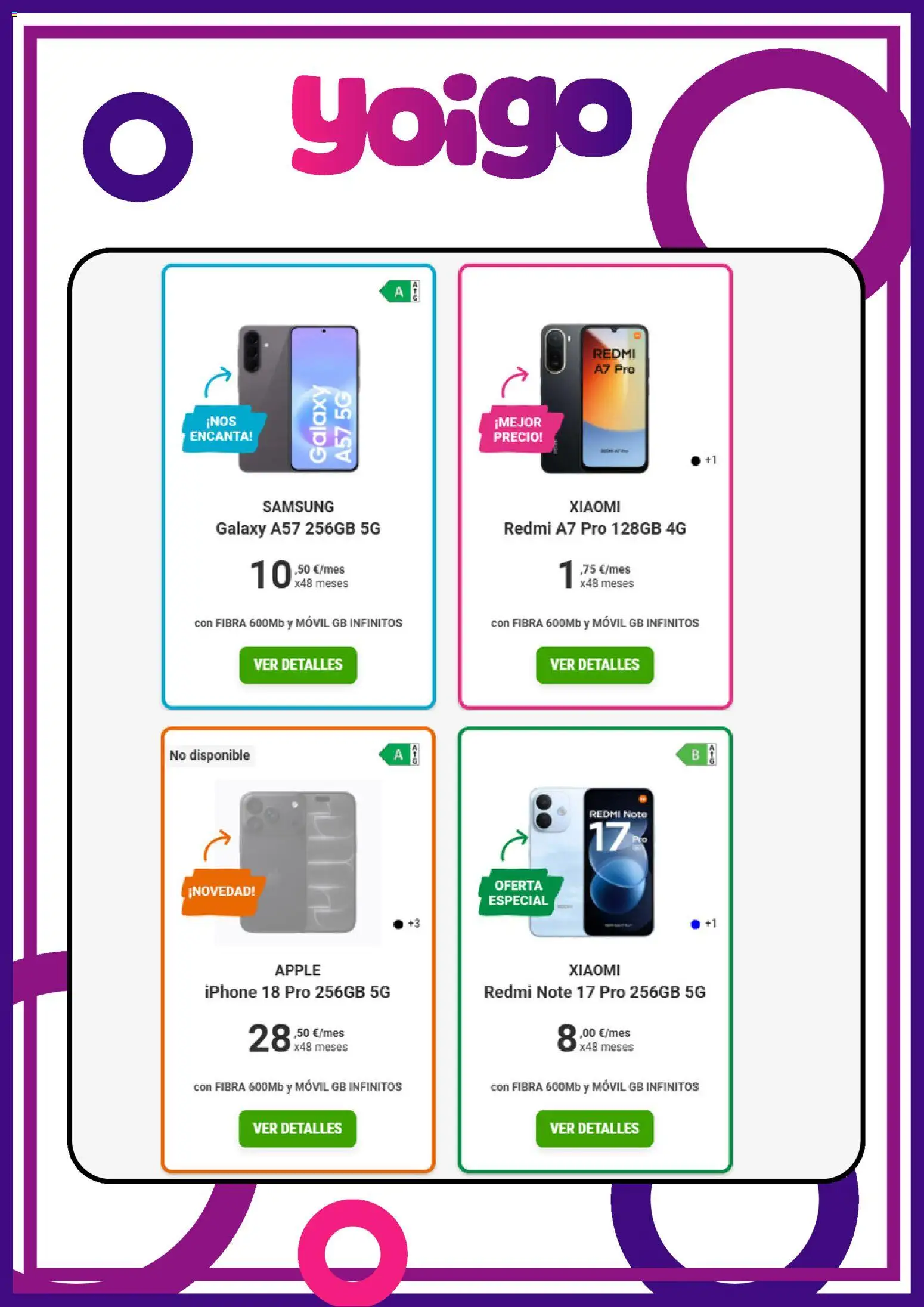 Yoigo ofertas │ válido desde el 15/10/2026 | Página: 5 | Productos: Móvil, Apple, Iphone