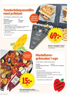 ICA Supermarket erbjudanden - Förhandsvisning av reklamblad från butik ICA Supermarket aktuell från 27.04.2026 | Sida: 6 | Produkter: Peppar, Mjölk, Olja, Zucchini