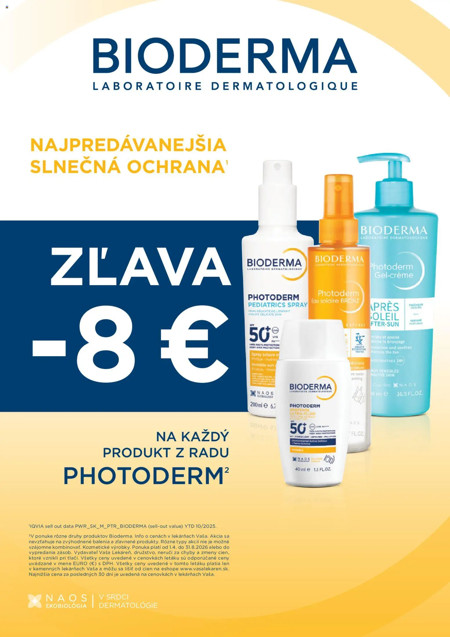 Nové Vaša lekáreň akcie – leták je platný od 01.05.2026 | Strana: 7 | Produkty: Bioderma