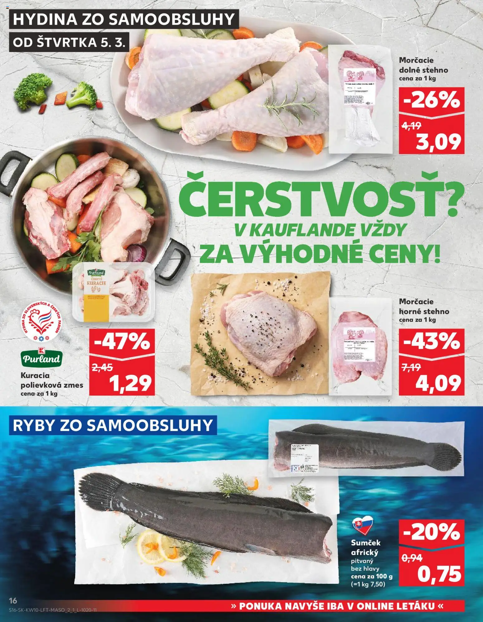 Kaufland SK akciós ujság - amely érvényes a következő dátumtól: 2026.03.05. | Oldal: 16