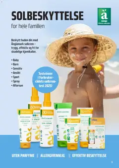 Forhåndsvisning av Coop Obs Bli sommerklar gyldig fra 08/06/2026 | Side: 5 | Produkter: Сушильные машины, Parfyme, Gâteaux secs, Solkrem