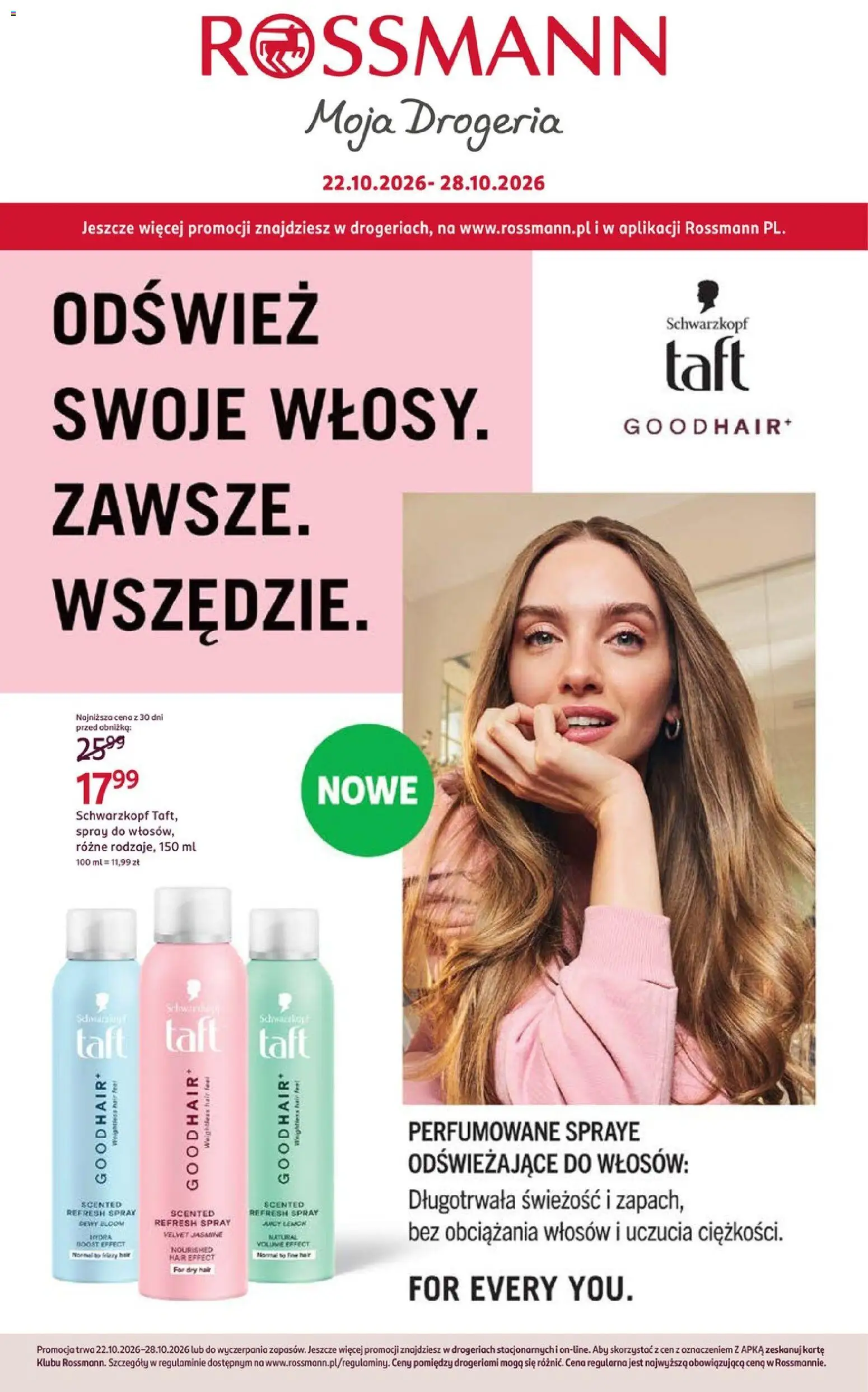 Rossmann gazetka od 22.10.2026 | Strona: 8 | Produkty: Drogeria