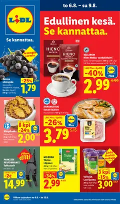 Lidl-mainoslehti voimassa 06/08/2026 alkaen
