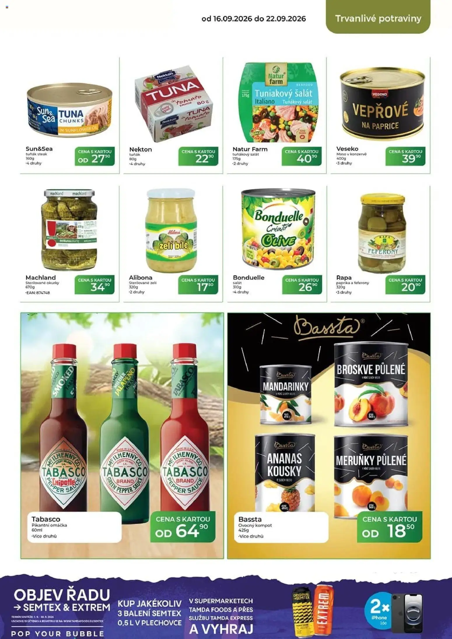 Tamda Foods leták od 16.09.2026 | Strana: 41 | Produkty: Sterilované zelí, Broskve, Paprika, Maso