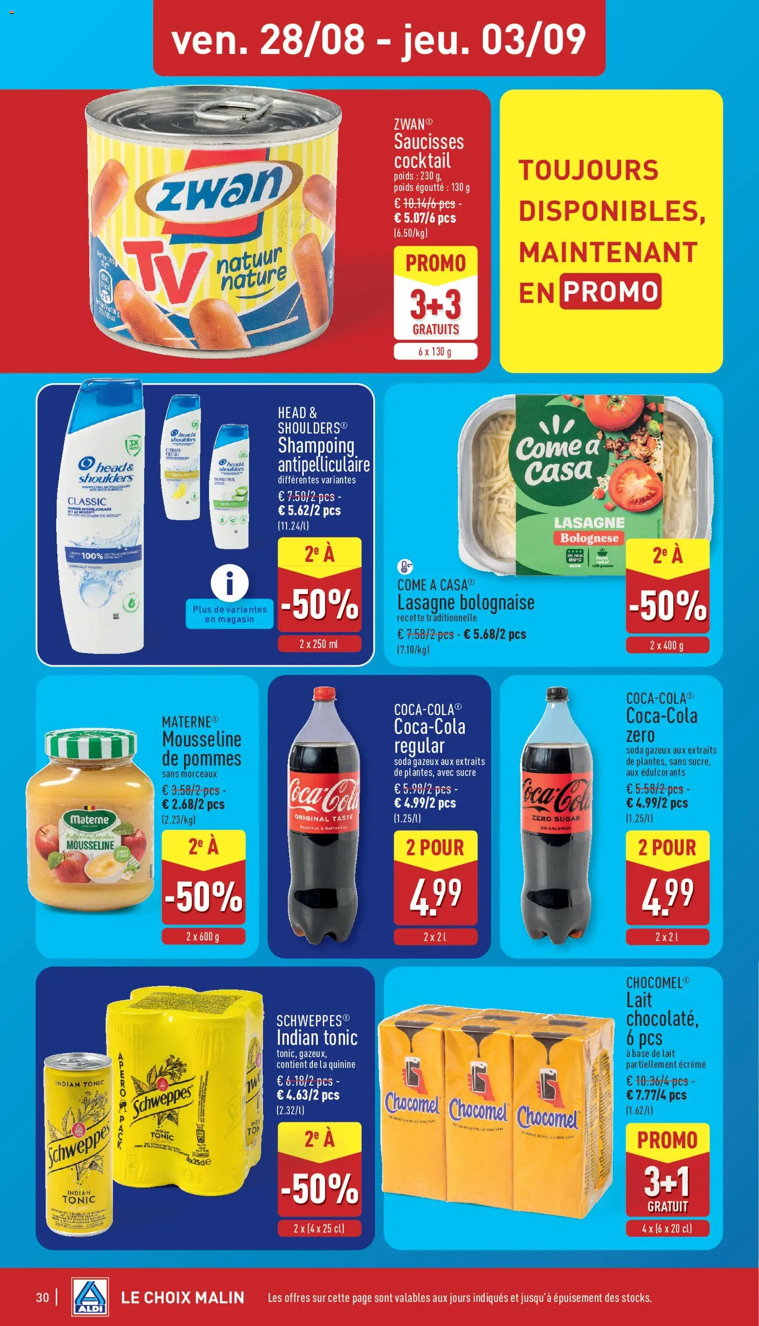 {H1} | Pagina: 30 | Producten: Coca-Cola Zero, Tonic, Head & Shoulders, La