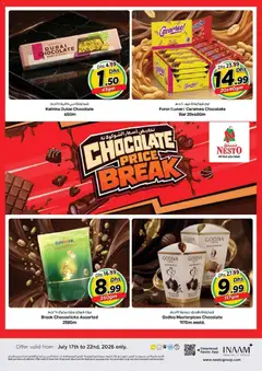 Preview of Nesto catalogue Chocolate Price Break valid from 17 Jul, 2026