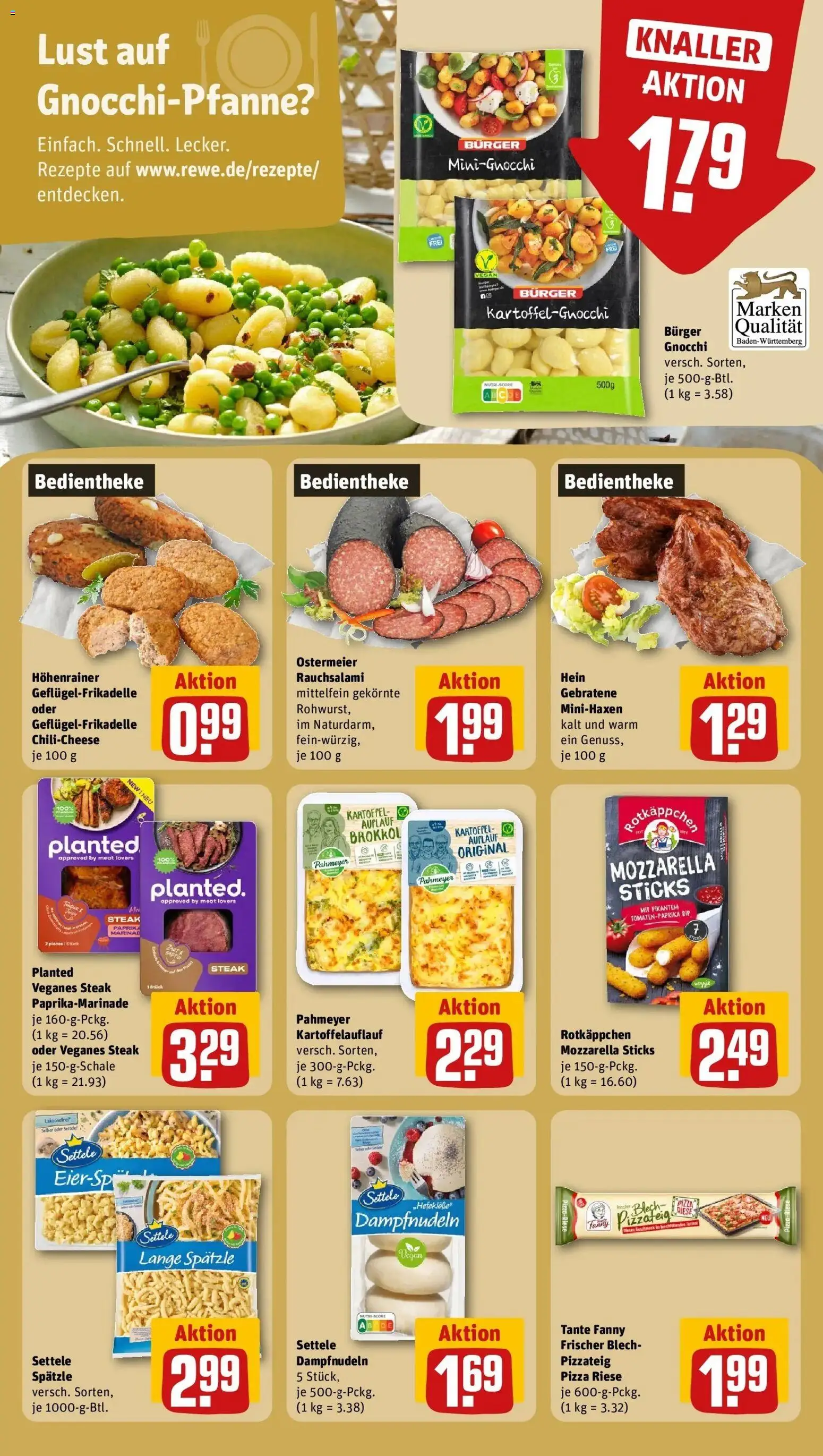 Rewe Prospekt Mettlach / Orscholz	 – gültig ab 20.04.2026 | Seite: 23 | Produkte: Burger, Rotkäppchen, Pasta, Pizza