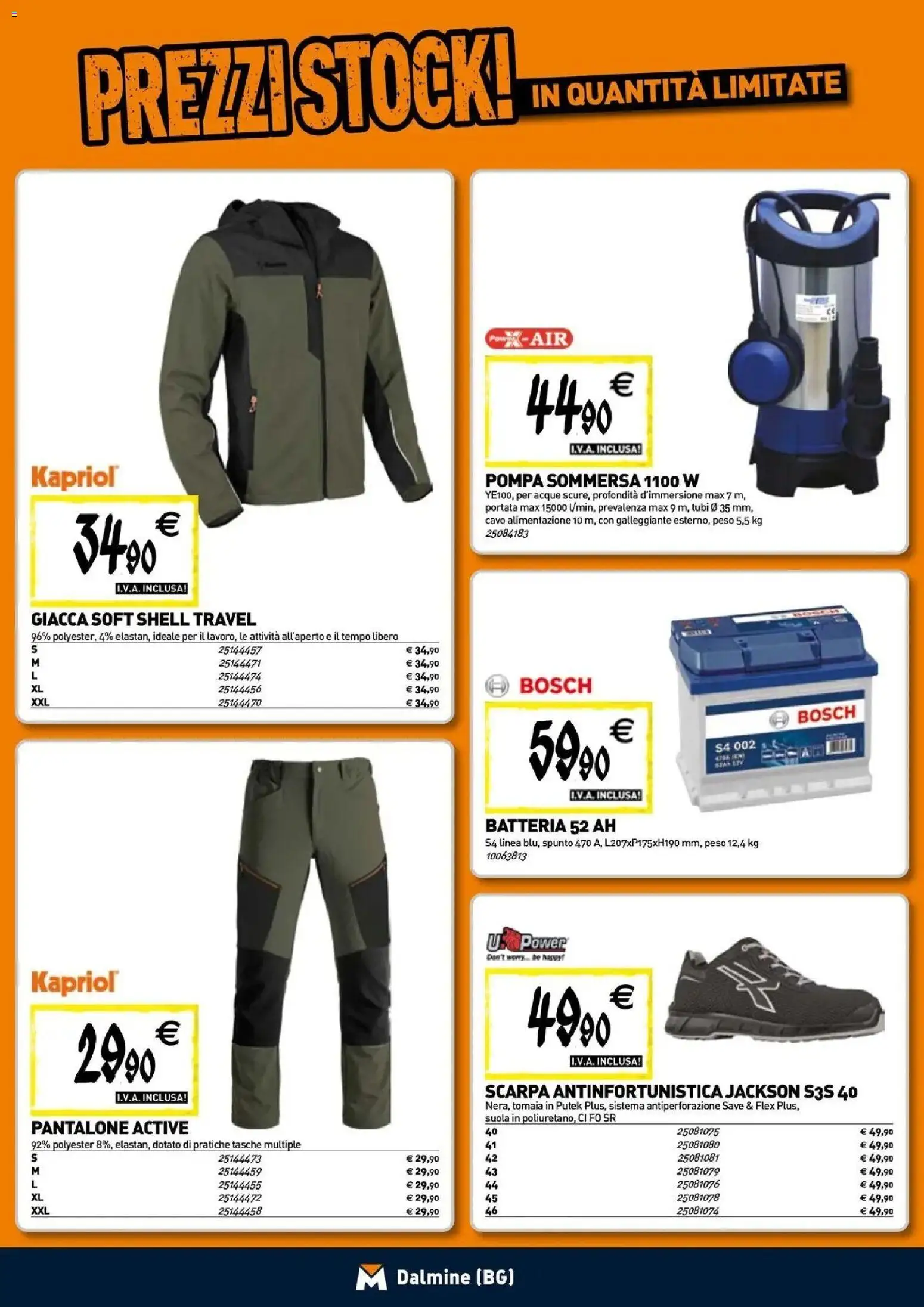Nuovo TECNOMAT - Straordinari prezzi stock! dal 24/09/2026 > offerte anteprima 🛍️ | Pagina: 20 | Prodotti: Giacca, Cavo, Tubi, Tasche